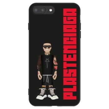 Picasee Μαύρη θήκη σιλικόνης για Apple iPhone 8 Plus - Tomáš Rajchl