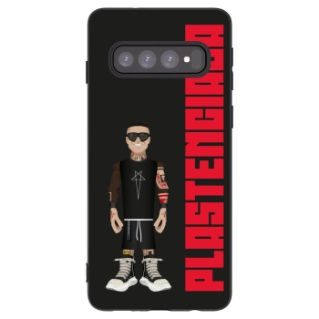 Picasee Μαύρη θήκη σιλικόνης για Samsung Galaxy S10 G973 - Tomáš Rajchl