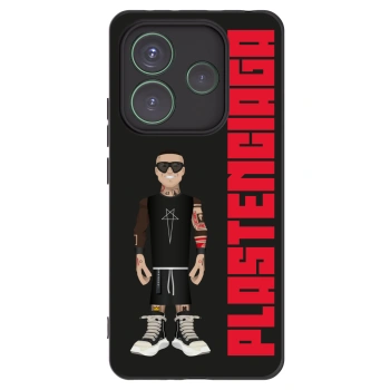 Picasee Μαύρη θήκη σιλικόνης για Xiaomi Redmi Note 14 5G - Tomáš Rajchl