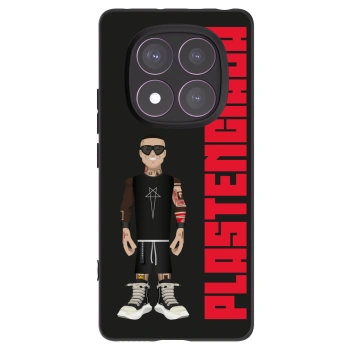 Picasee Μαύρη θήκη σιλικόνης για Xiaomi Redmi Note 14 Pro 4G - Tomáš Rajchl