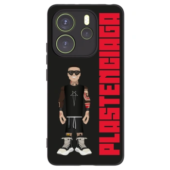 Picasee Μαύρη θήκη σιλικόνης για Xiaomi Redmi Note 14 4G - Tomáš Rajchl