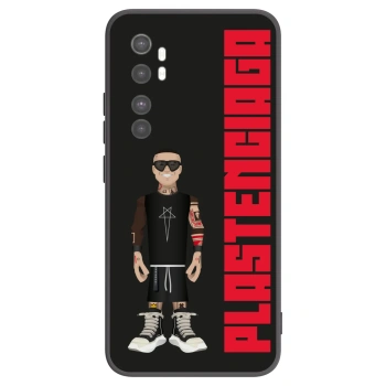 Picasee Μαύρη θήκη σιλικόνης για Xiaomi Mi Note 10 Lite - Tomáš Rajchl