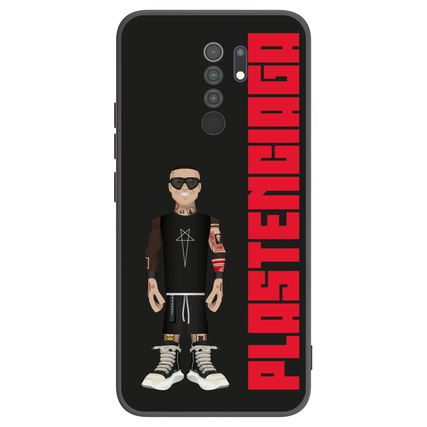 Picasee Μαύρη θήκη σιλικόνης για Xiaomi Redmi 9 - Tomáš Rajchl