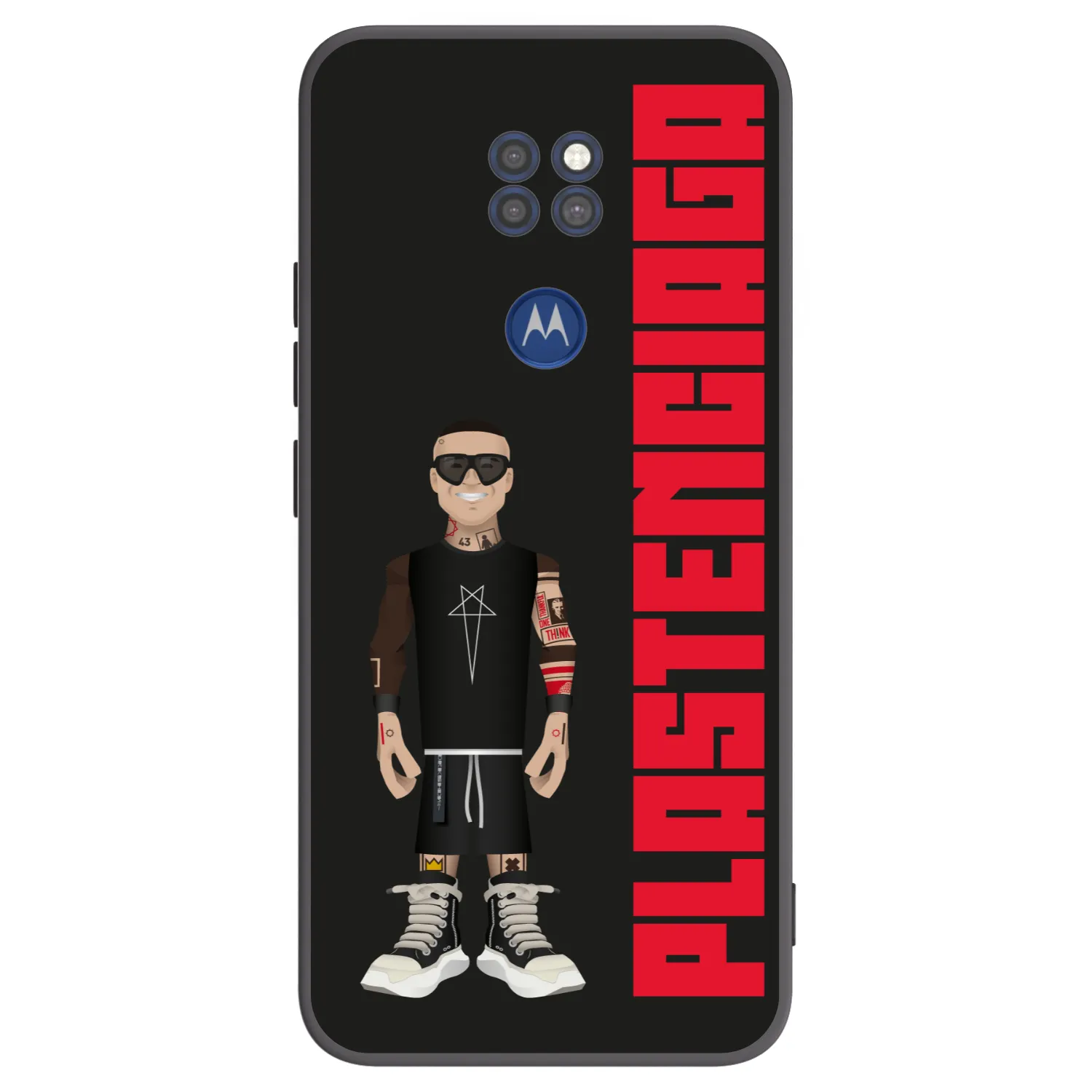 Picasee Μαύρη θήκη σιλικόνης για Motorola Moto G9 Play - Tomáš Rajchl