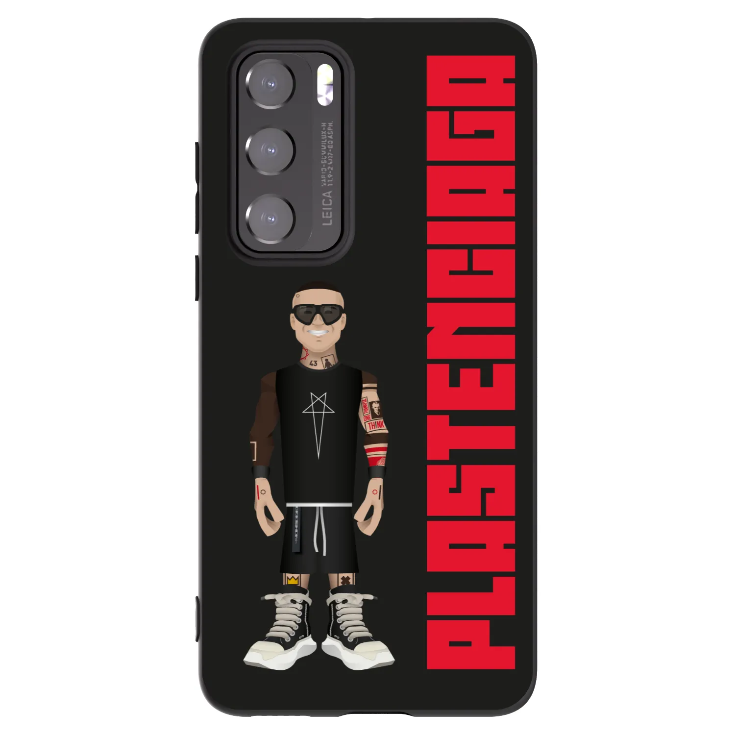 Picasee Μαύρη θήκη σιλικόνης για Huawei P40 - Tomáš Rajchl