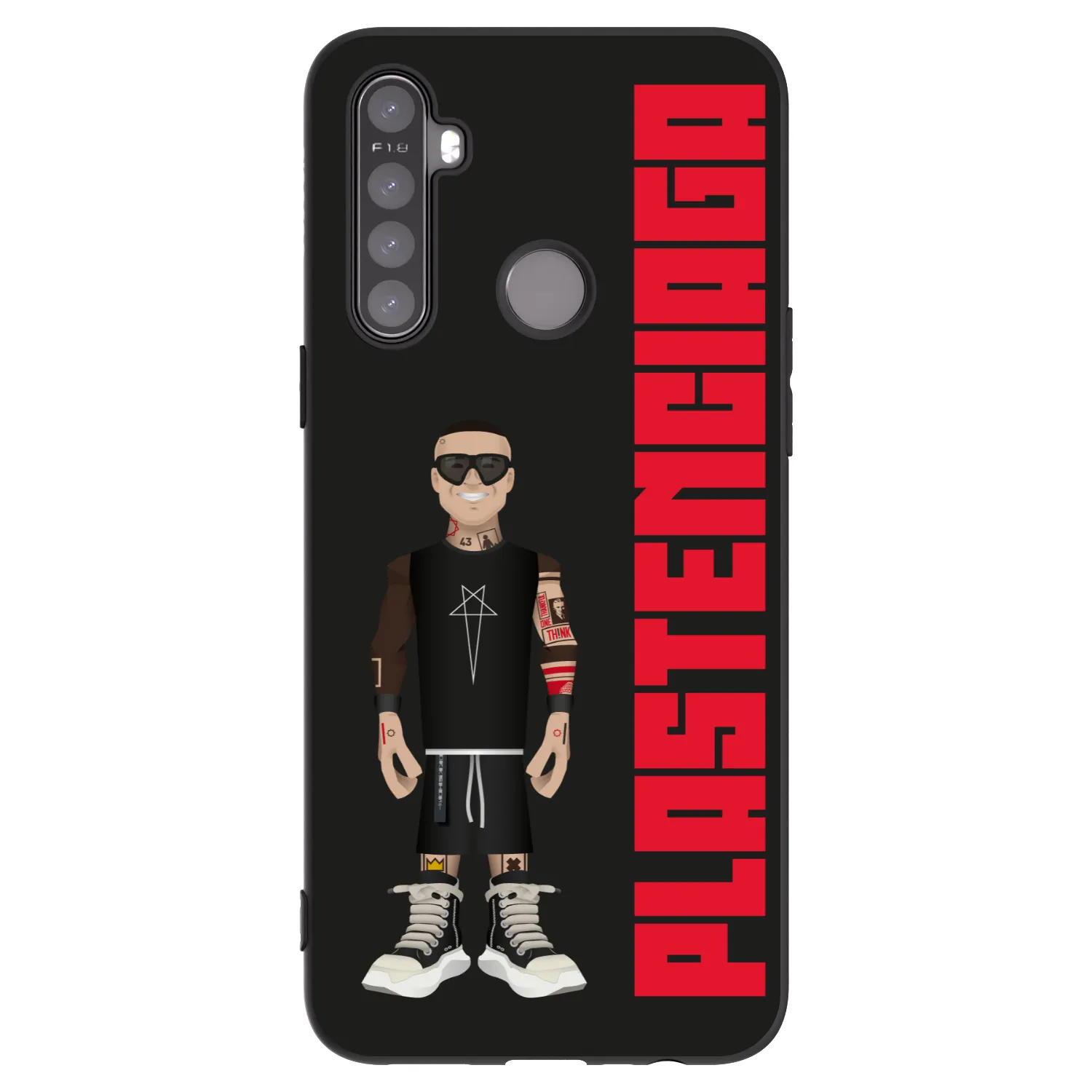 Picasee Μαύρη θήκη σιλικόνης για Realme 5 - Tomáš Rajchl