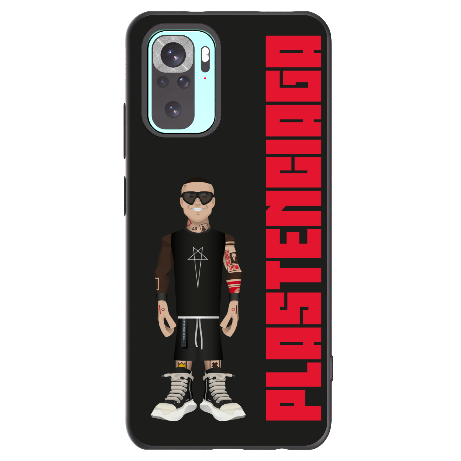 Picasee Μαύρη θήκη σιλικόνης για Xiaomi Redmi Note 10 Pro - Tomáš Rajchl