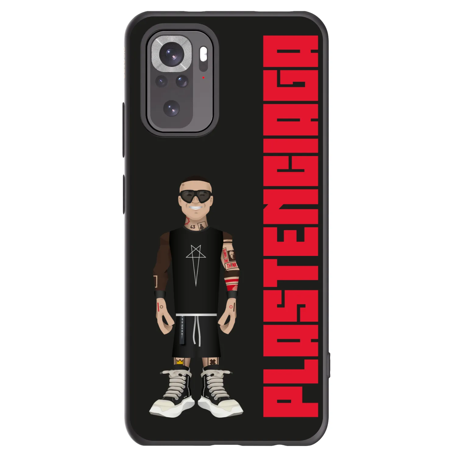 Picasee Μαύρη θήκη σιλικόνης για Xiaomi Redmi Note 10S - Tomáš Rajchl