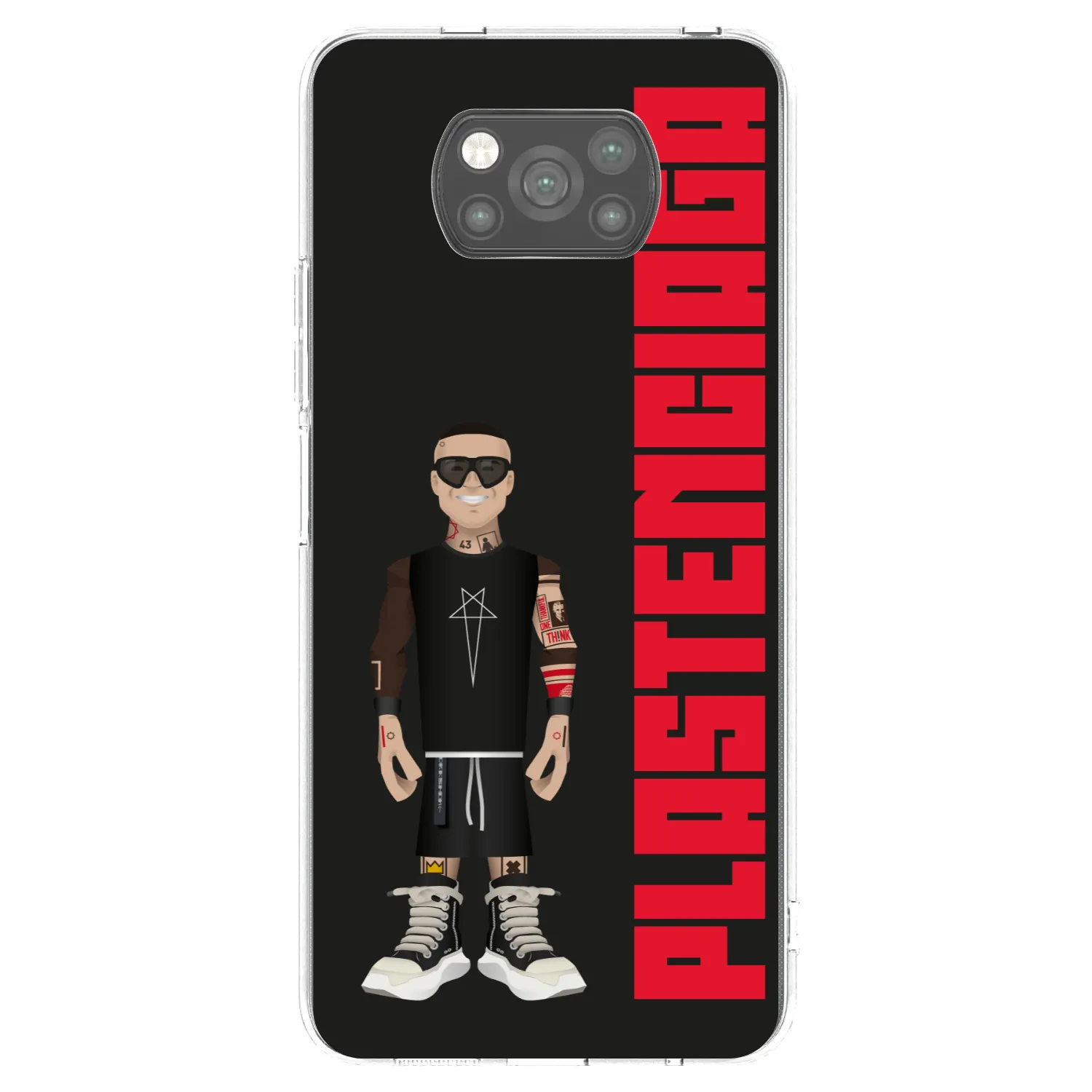 Picasee Μαύρη θήκη σιλικόνης για Xiaomi Poco X3 Pro - Tomáš Rajchl