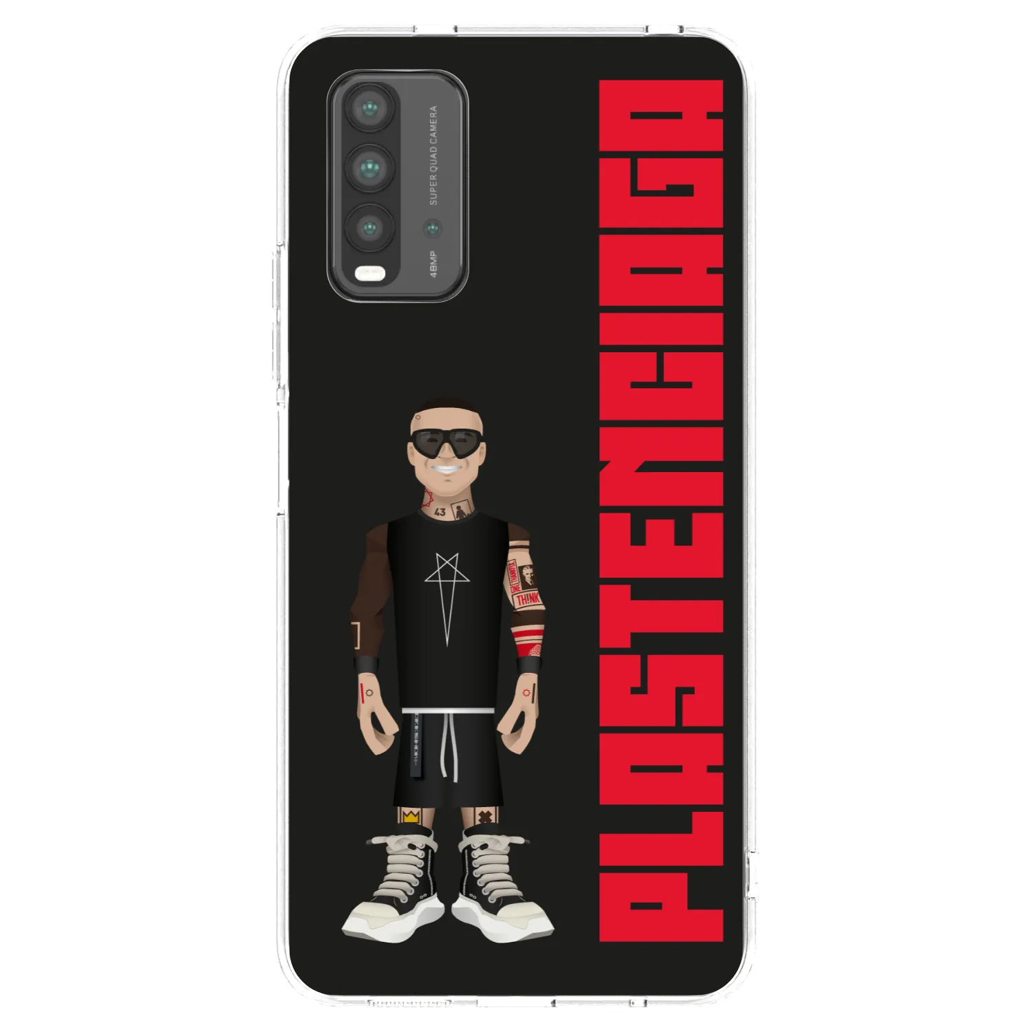 Picasee Μαύρη θήκη σιλικόνης για Xiaomi Redmi 9T - Tomáš Rajchl