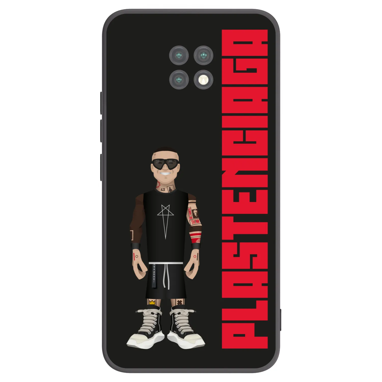 Picasee Μαύρη θήκη σιλικόνης για Xiaomi Redmi Note 9T - Tomáš Rajchl