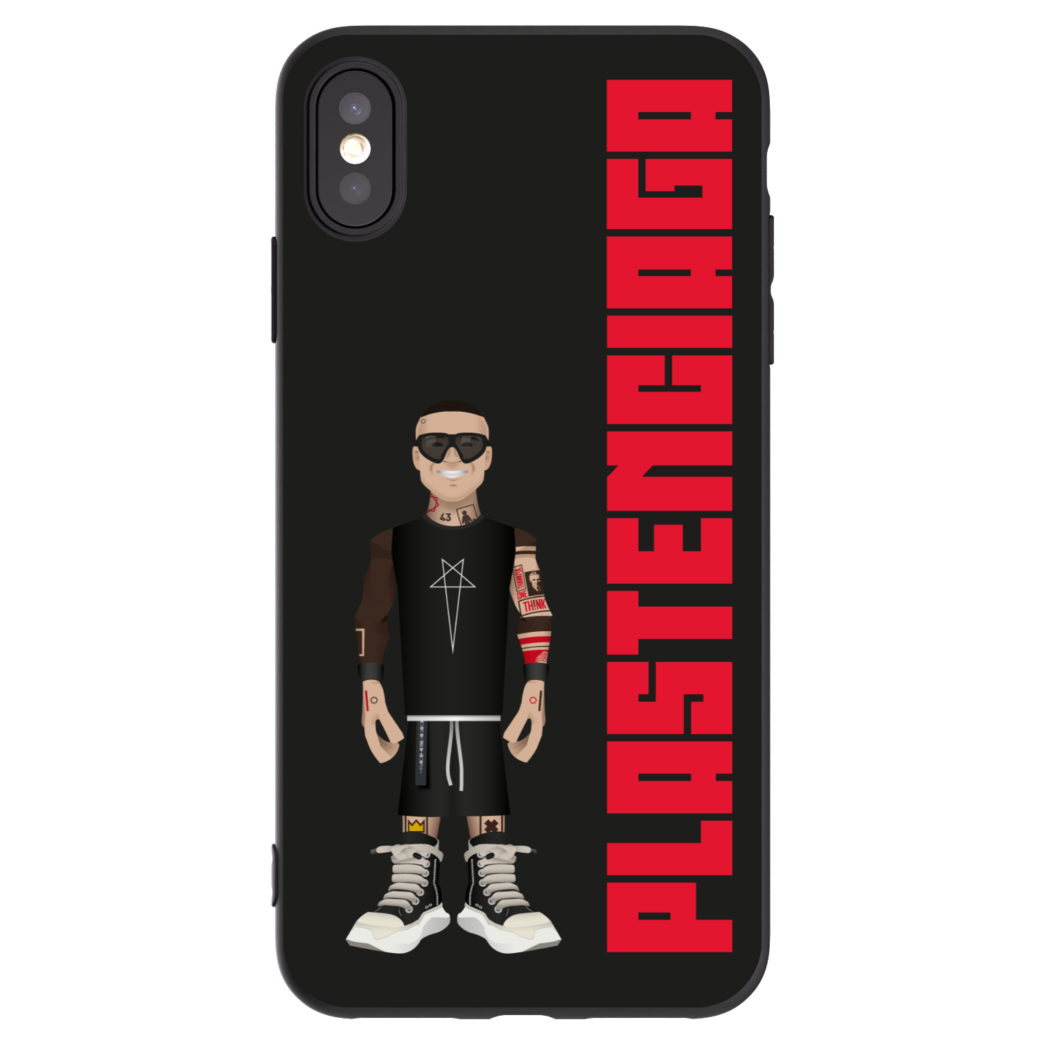 Picasee Μαύρη θήκη σιλικόνης για Apple iPhone XS Max - Tomáš Rajchl