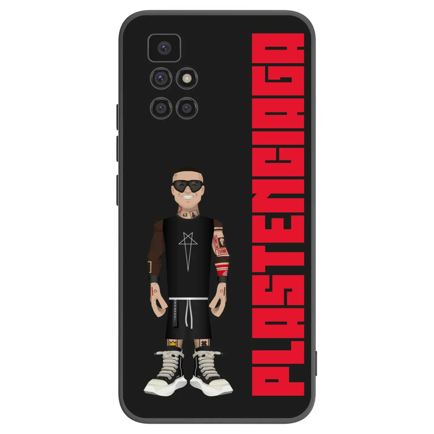 Picasee Μαύρη θήκη σιλικόνης για Xiaomi Redmi 10 - Tomáš Rajchl