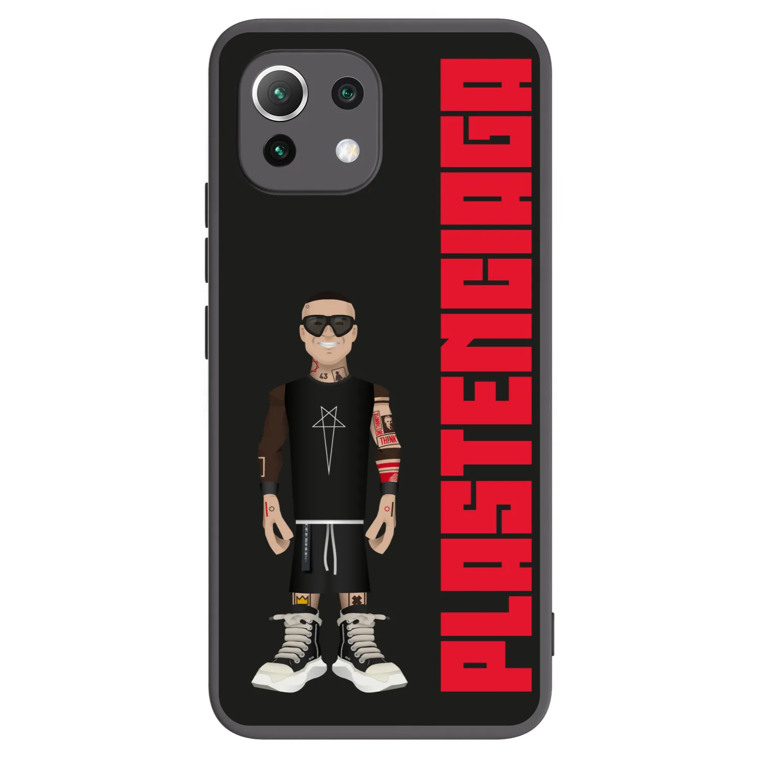 Picasee Μαύρη θήκη σιλικόνης για Xiaomi 11 Lite 5G NE - Tomáš Rajchl