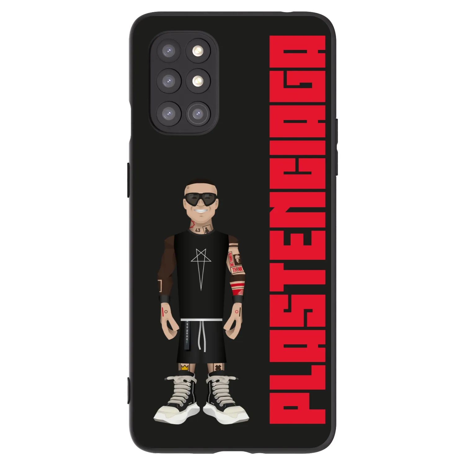 Picasee Μαύρη θήκη σιλικόνης για OnePlus 8T - Tomáš Rajchl