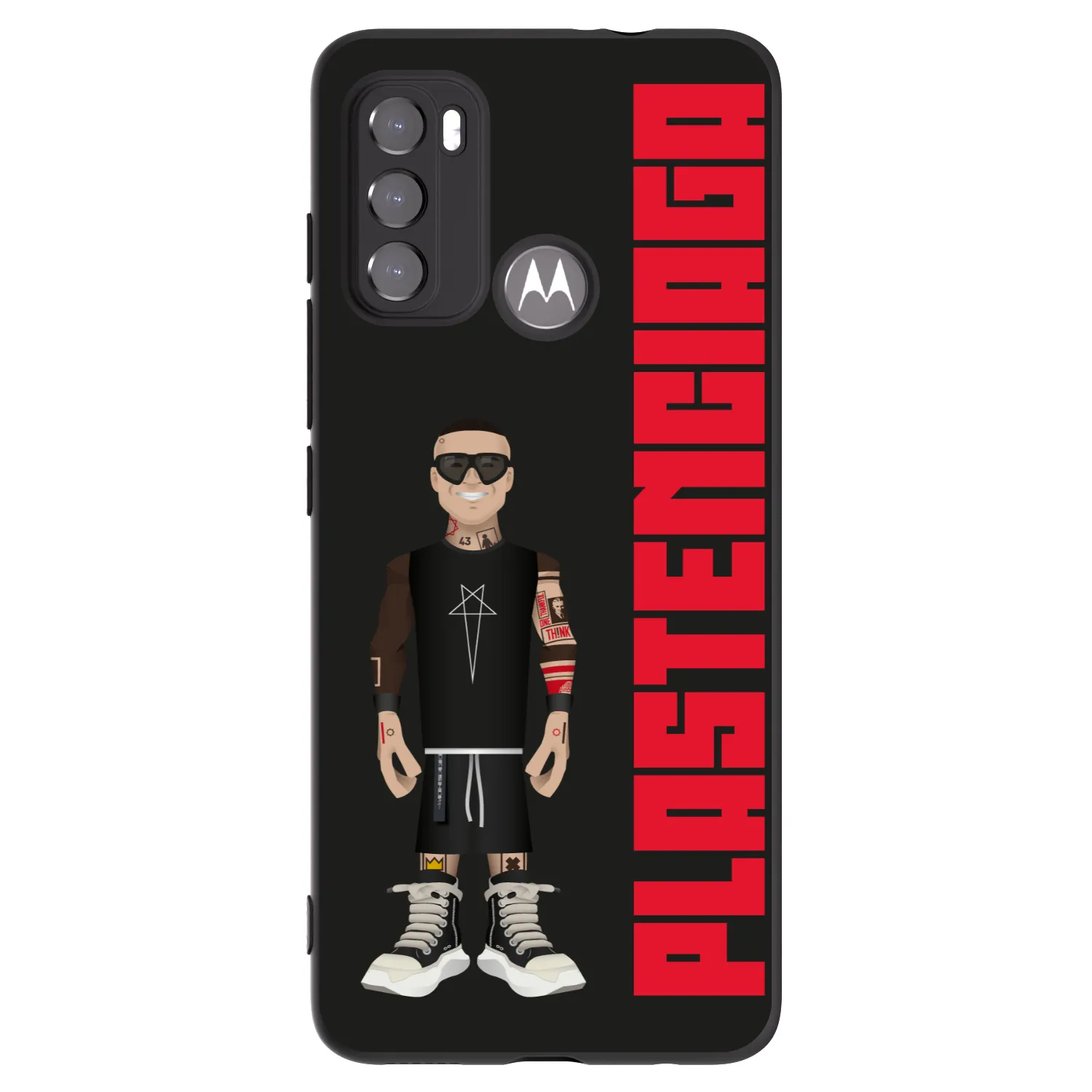 Picasee Μαύρη θήκη σιλικόνης για Motorola Moto G60 - Tomáš Rajchl