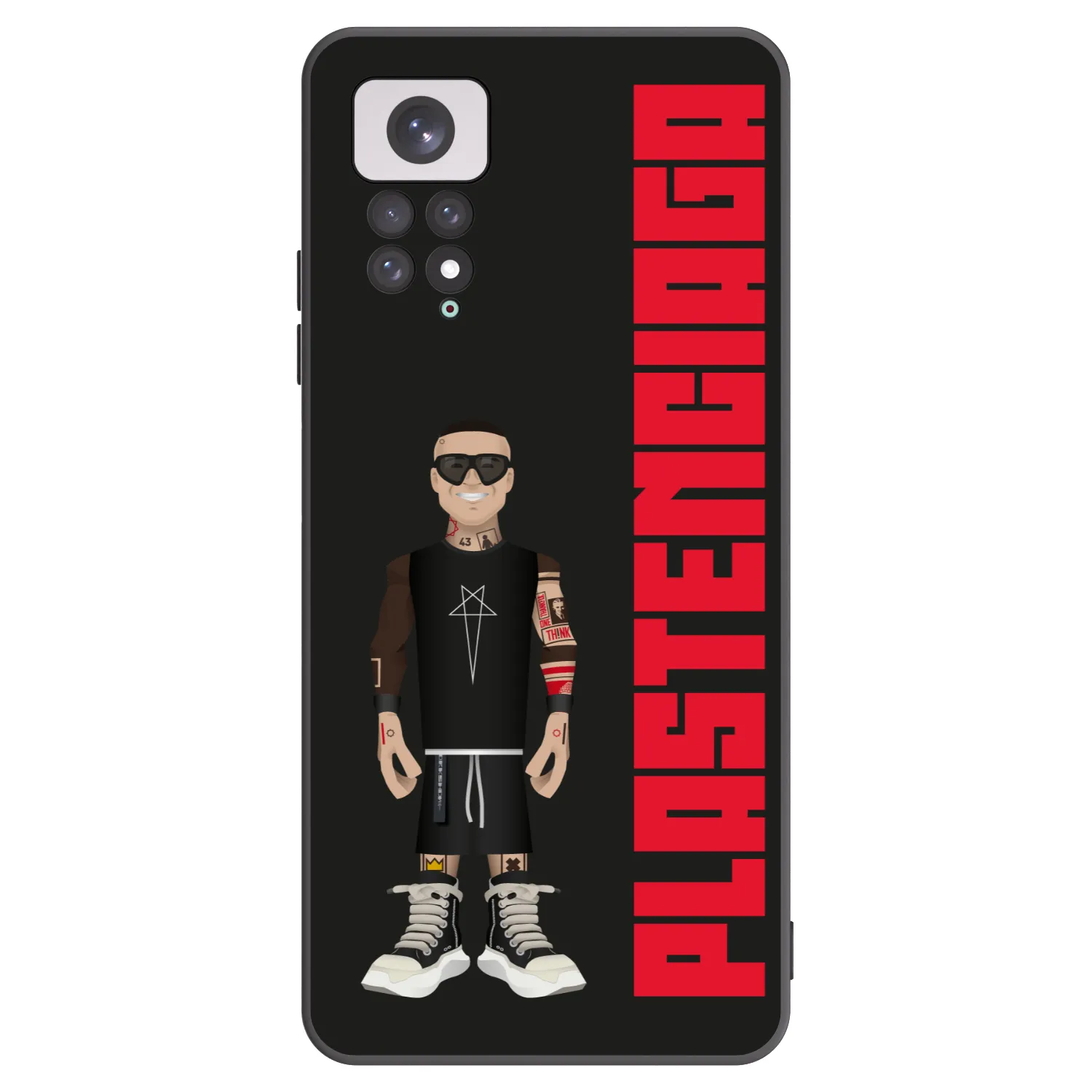 Picasee Μαύρη θήκη σιλικόνης για Xiaomi Redmi Note 11 - Tomáš Rajchl