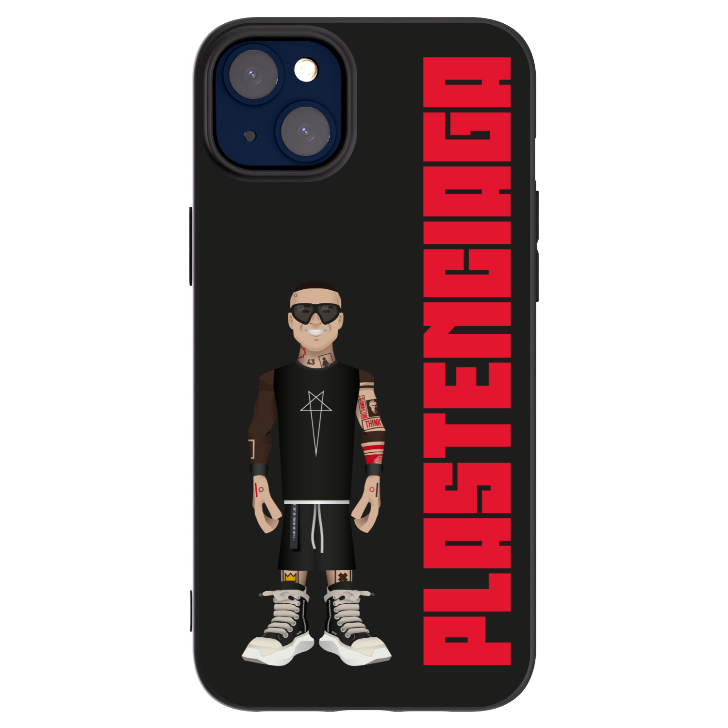 Picasee Μαύρη θήκη σιλικόνης για Apple iPhone 14 Plus - Tomáš Rajchl