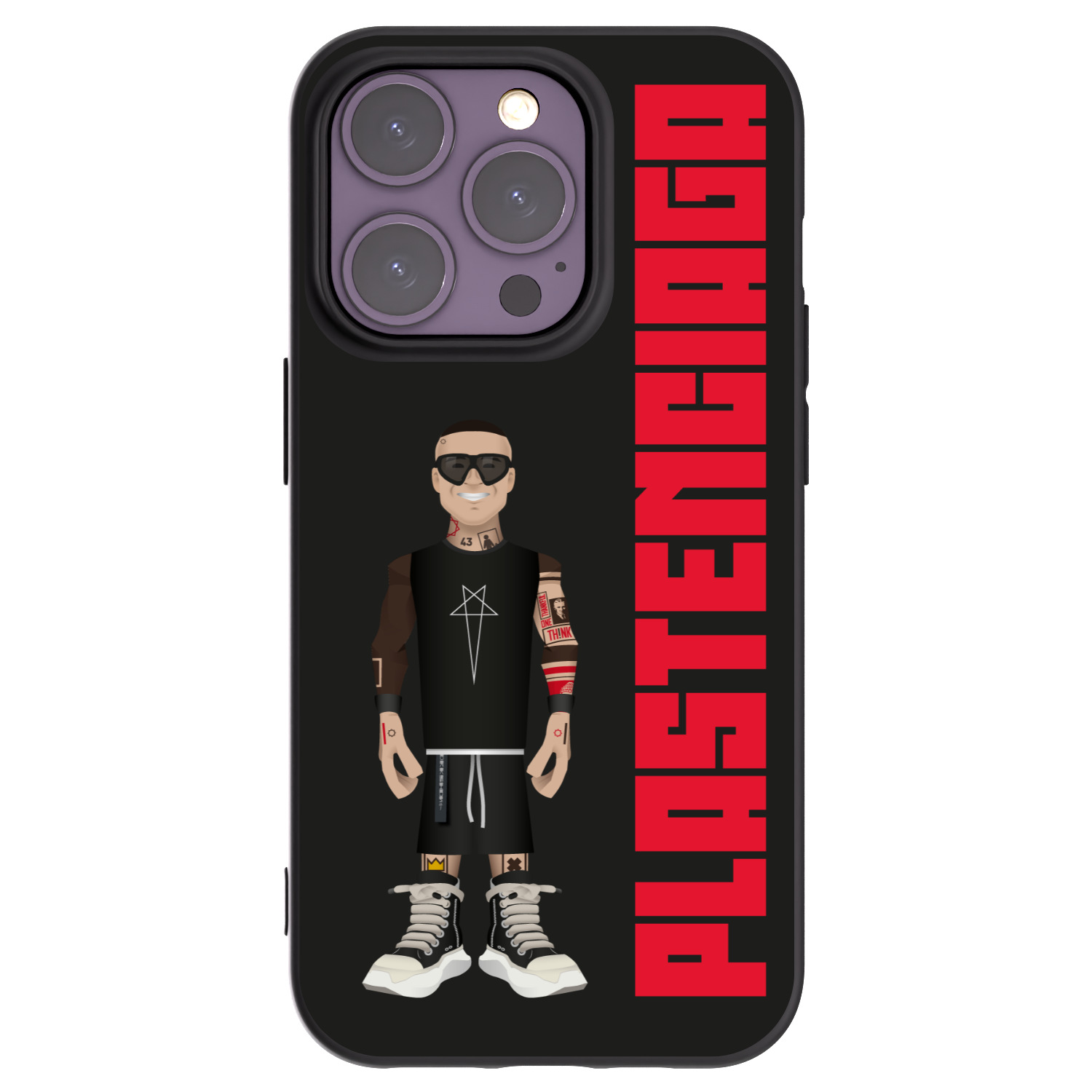 Picasee Μαύρη θήκη σιλικόνης για Apple iPhone 14 Pro - Tomáš Rajchl