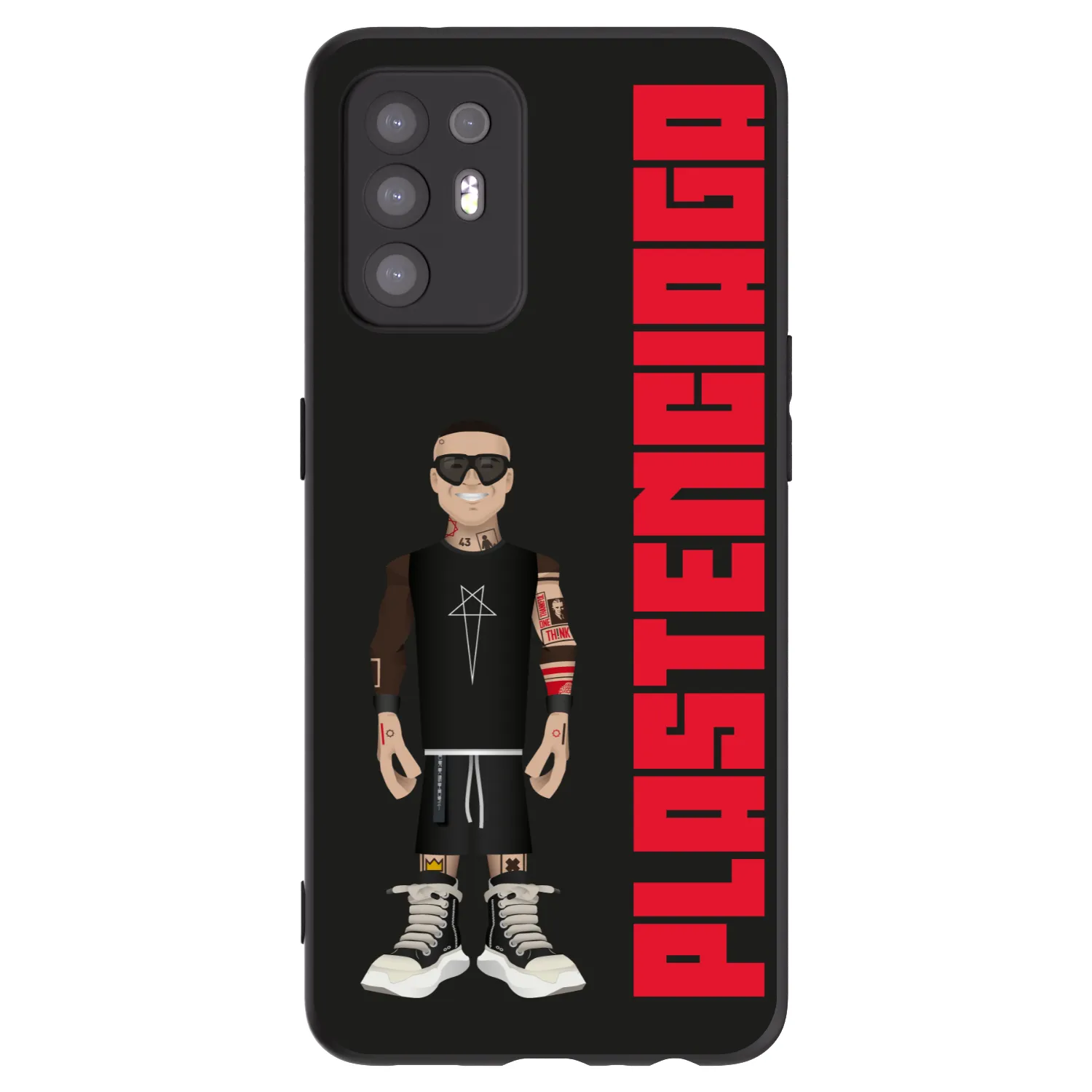 Picasee Μαύρη θήκη σιλικόνης για OPPO A94 5G - Tomáš Rajchl