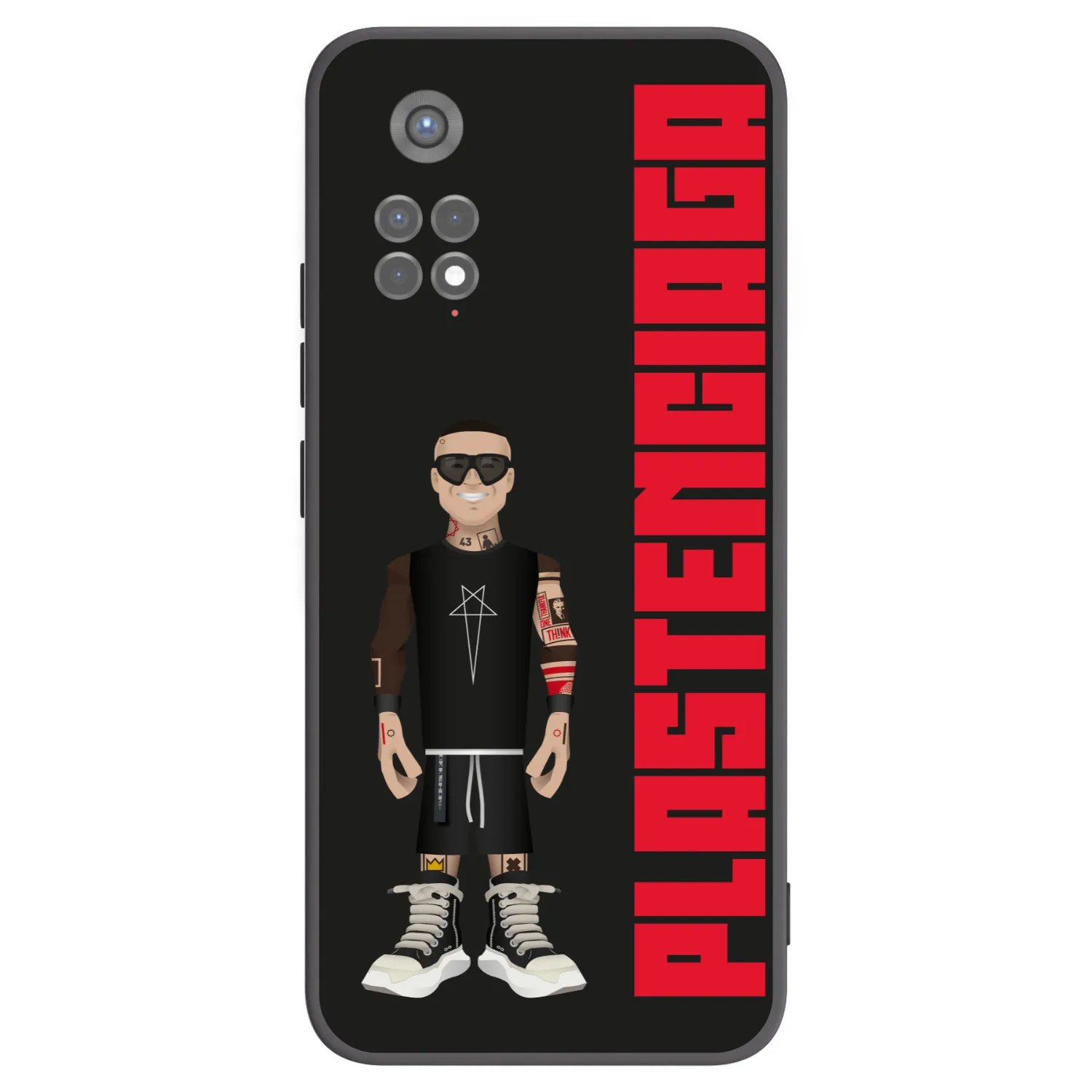 Picasee Μαύρη θήκη σιλικόνης για Xiaomi Redmi Note 11S 5G - Tomáš Rajchl