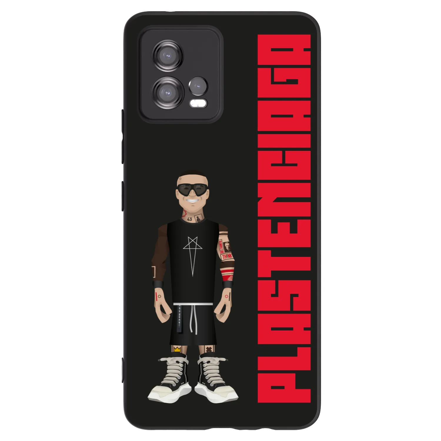 Picasee Μαύρη θήκη σιλικόνης για Motorola Moto G72 - Tomáš Rajchl