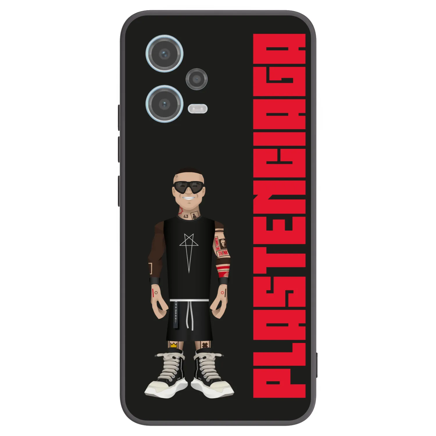 Picasee Μαύρη θήκη σιλικόνης για Xiaomi Redmi Note 12 5G - Tomáš Rajchl