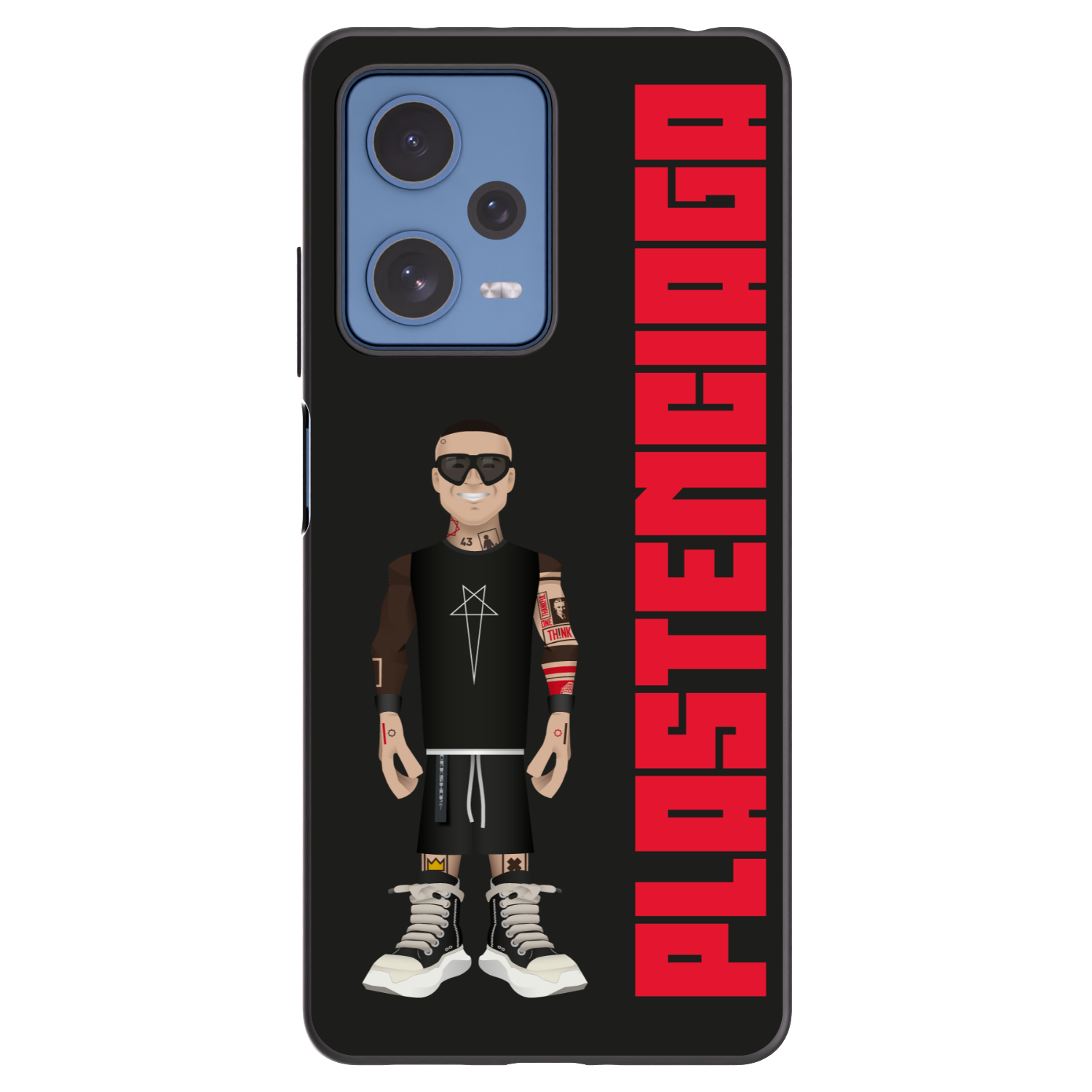 Picasee Μαύρη θήκη σιλικόνης για Xiaomi Redmi Note 12 Pro 5G - Tomáš Rajchl