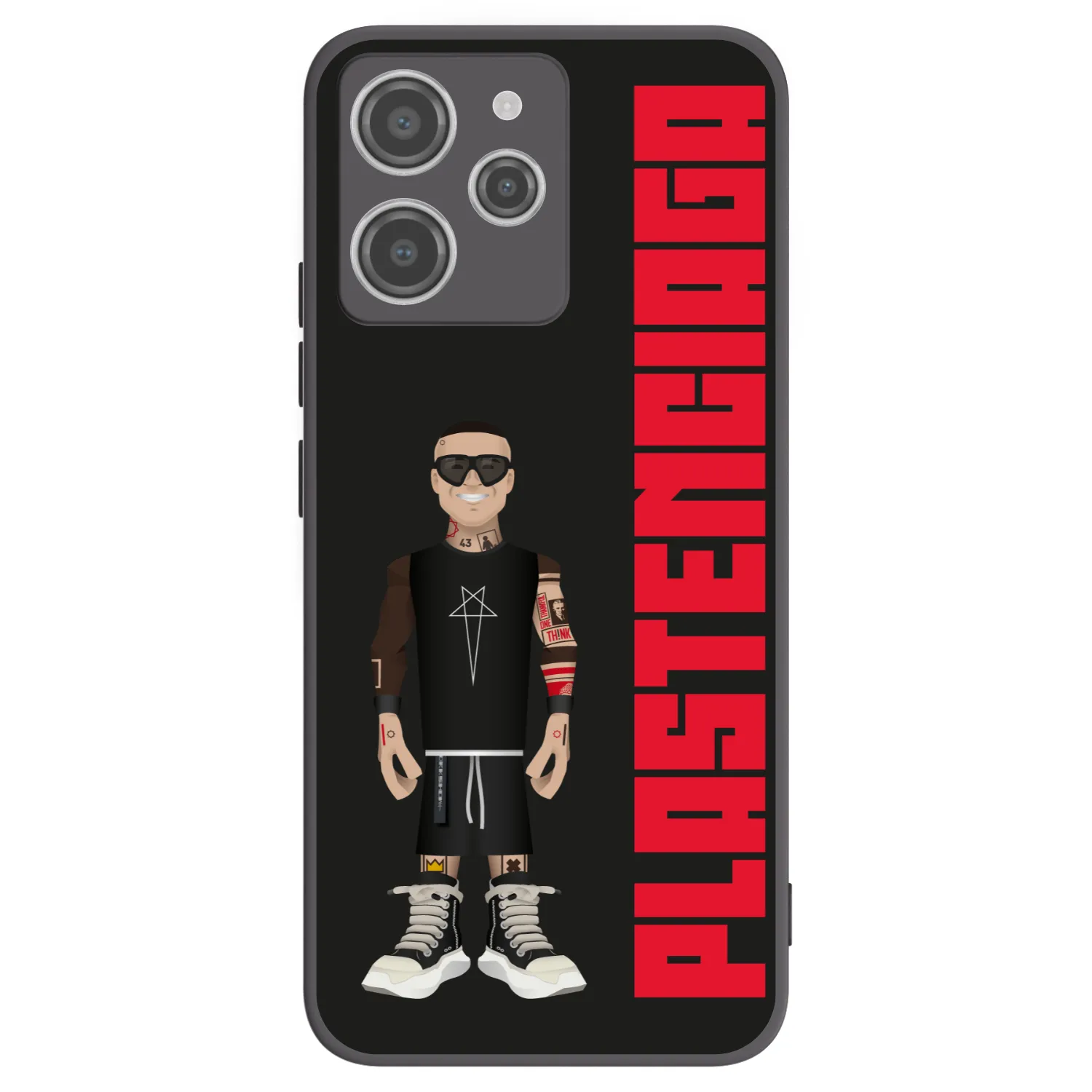 Picasee Μαύρη θήκη σιλικόνης για Xiaomi Redmi 12 4G - Tomáš Rajchl