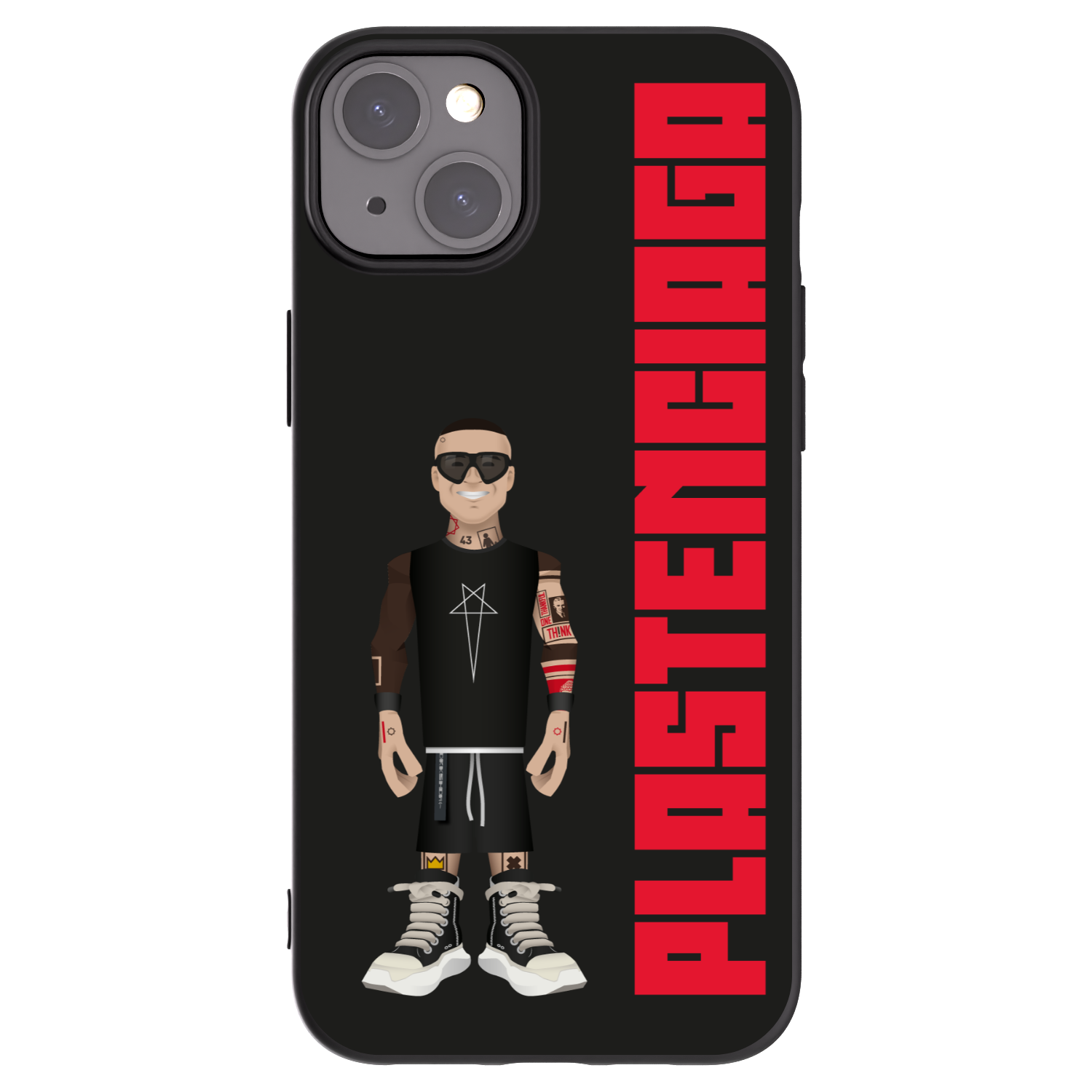 Picasee Μαύρη θήκη σιλικόνης για Apple iPhone 15 Plus - Tomáš Rajchl