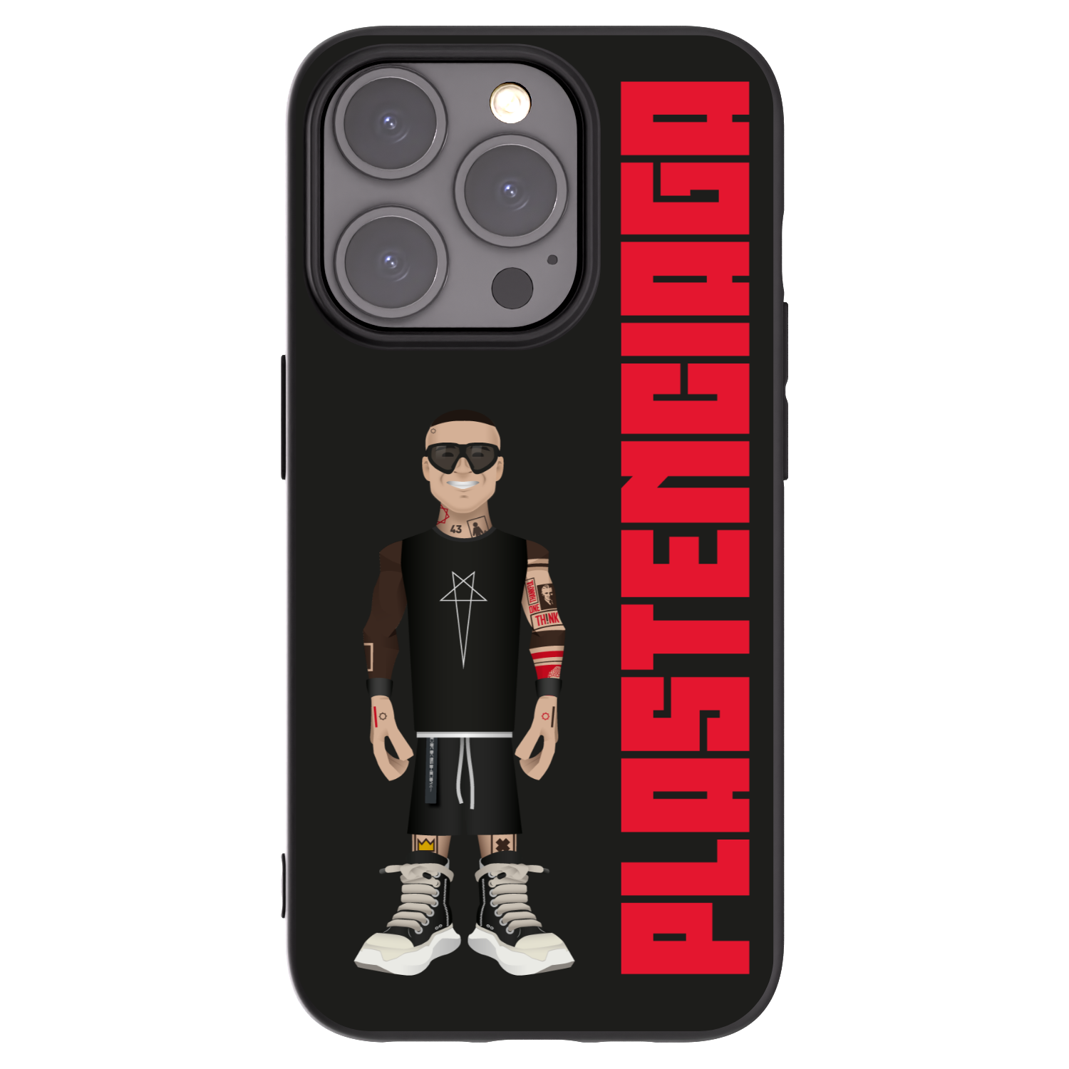 Picasee Μαύρη θήκη σιλικόνης για Apple iPhone 15 Pro - Tomáš Rajchl