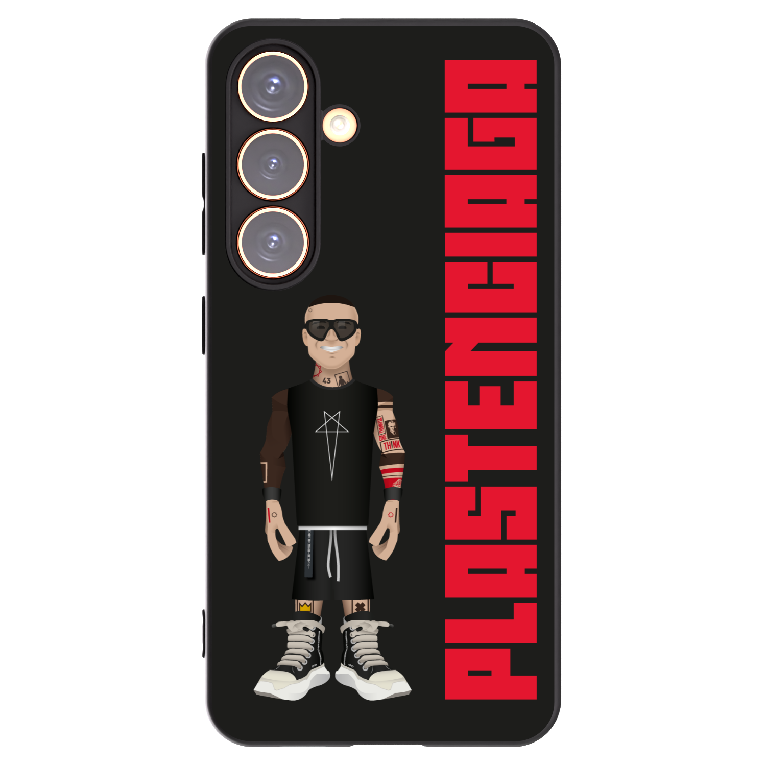 Picasee Μαύρη θήκη σιλικόνης για Samsung Galaxy S24 S921B 5G - Tomáš Rajchl