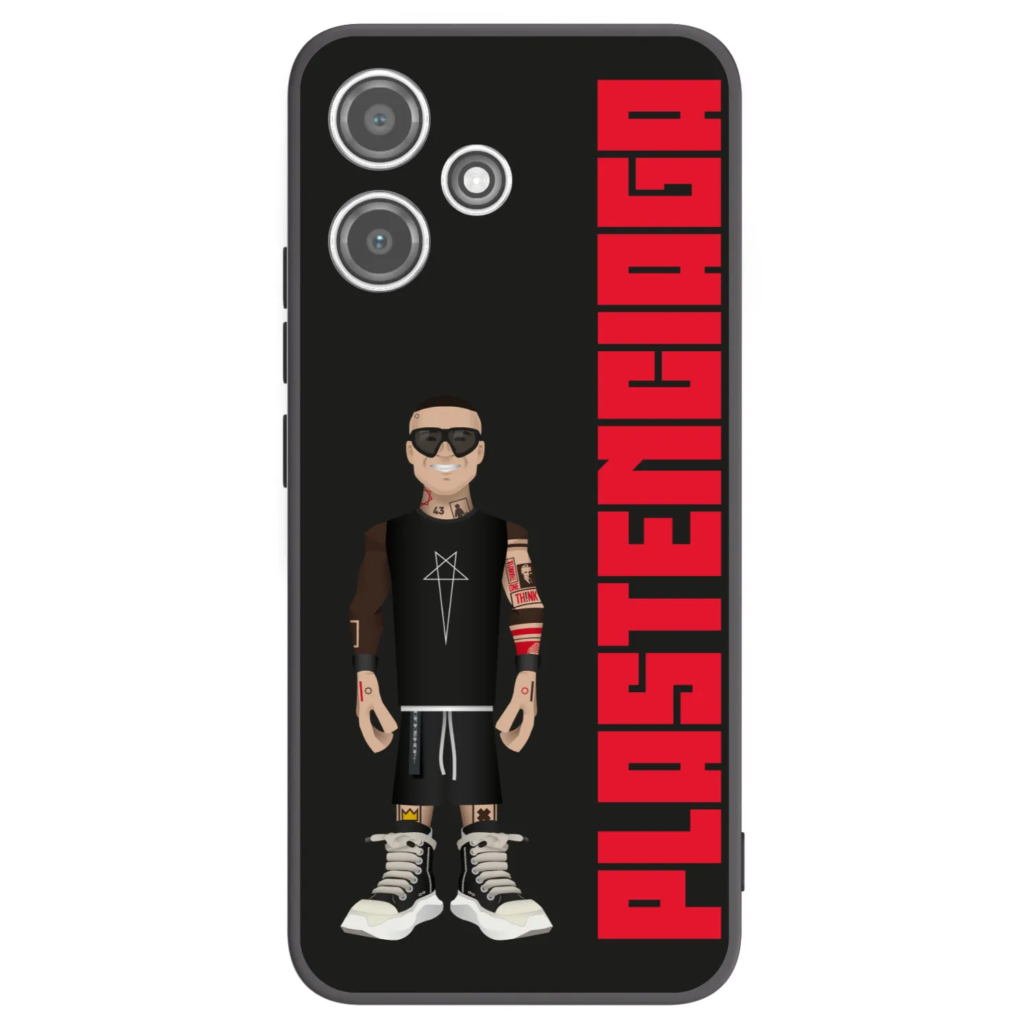 Picasee Μαύρη θήκη σιλικόνης για Xiaomi Redmi 12 5G - Tomáš Rajchl