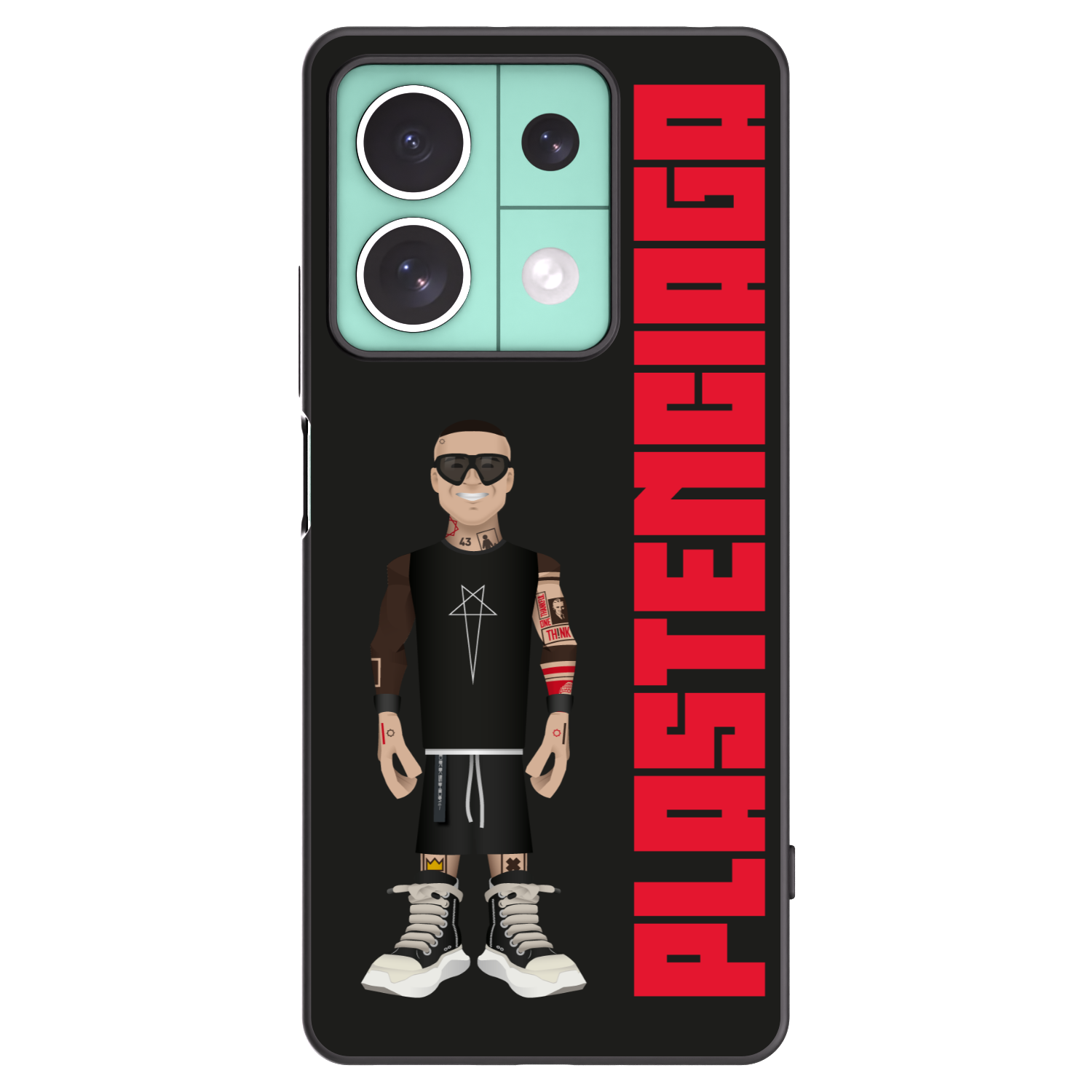 Picasee Μαύρη θήκη σιλικόνης για Xiaomi Redmi Note 13 5G - Tomáš Rajchl
