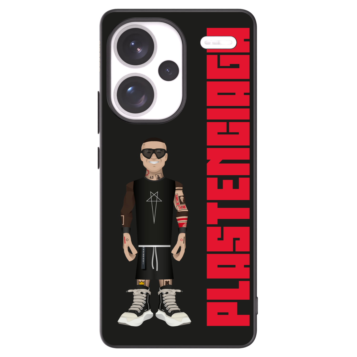 Picasee Μαύρη θήκη σιλικόνης για Xiaomi Redmi Note 13 Pro+ 5G - Tomáš Rajchl