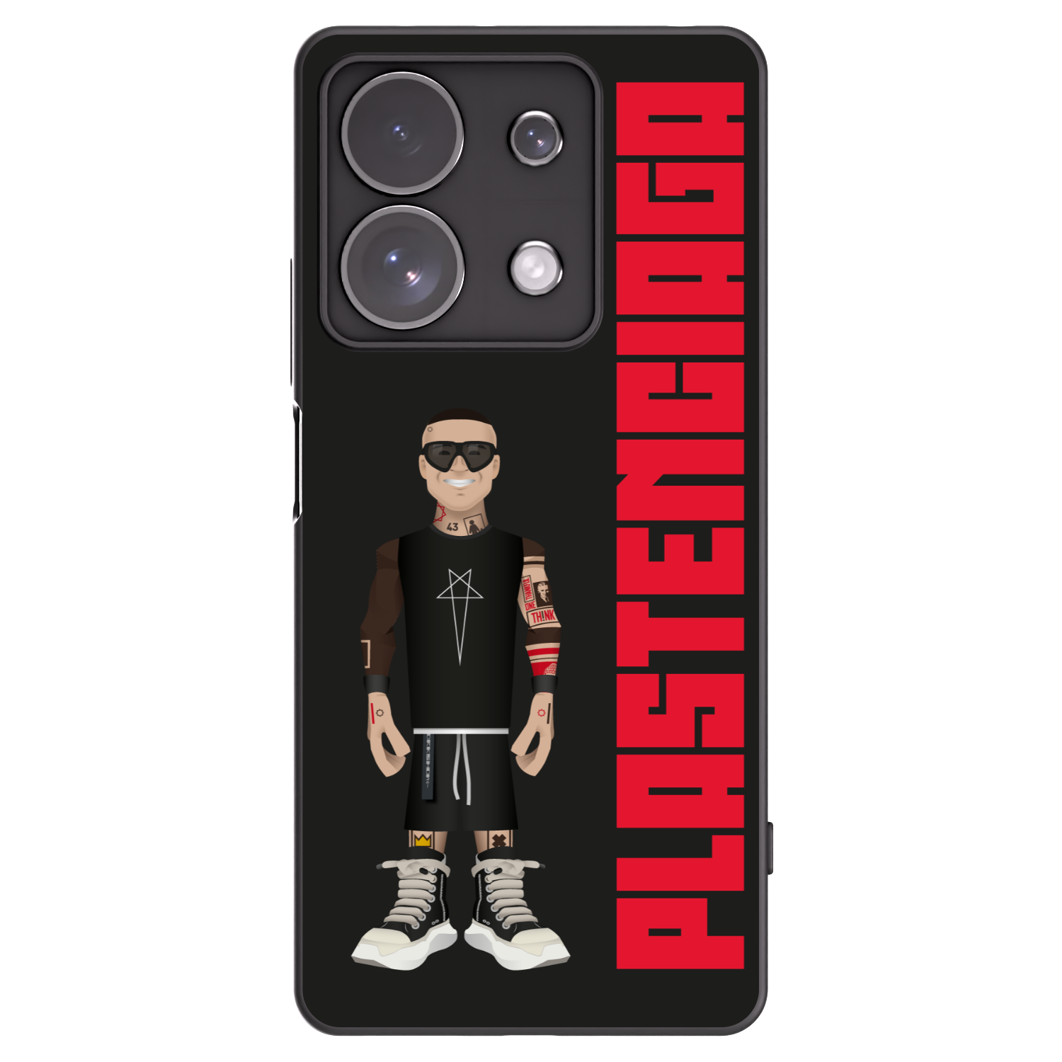 Picasee Μαύρη θήκη σιλικόνης για Xiaomi Redmi Note 13 Pro 4G - Tomáš Rajchl