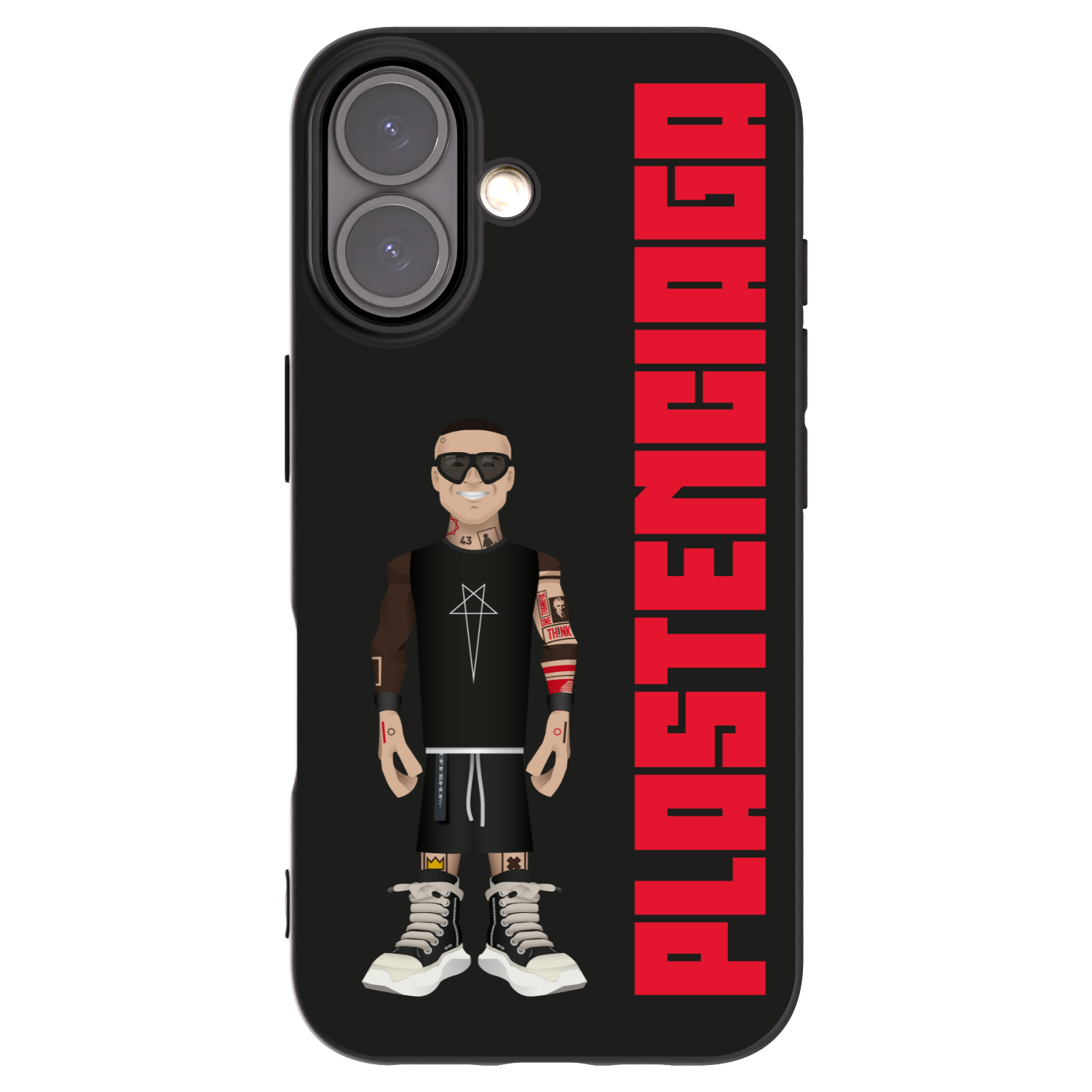 Picasee Μαύρη θήκη σιλικόνης για Apple iPhone 16 - Tomáš Rajchl