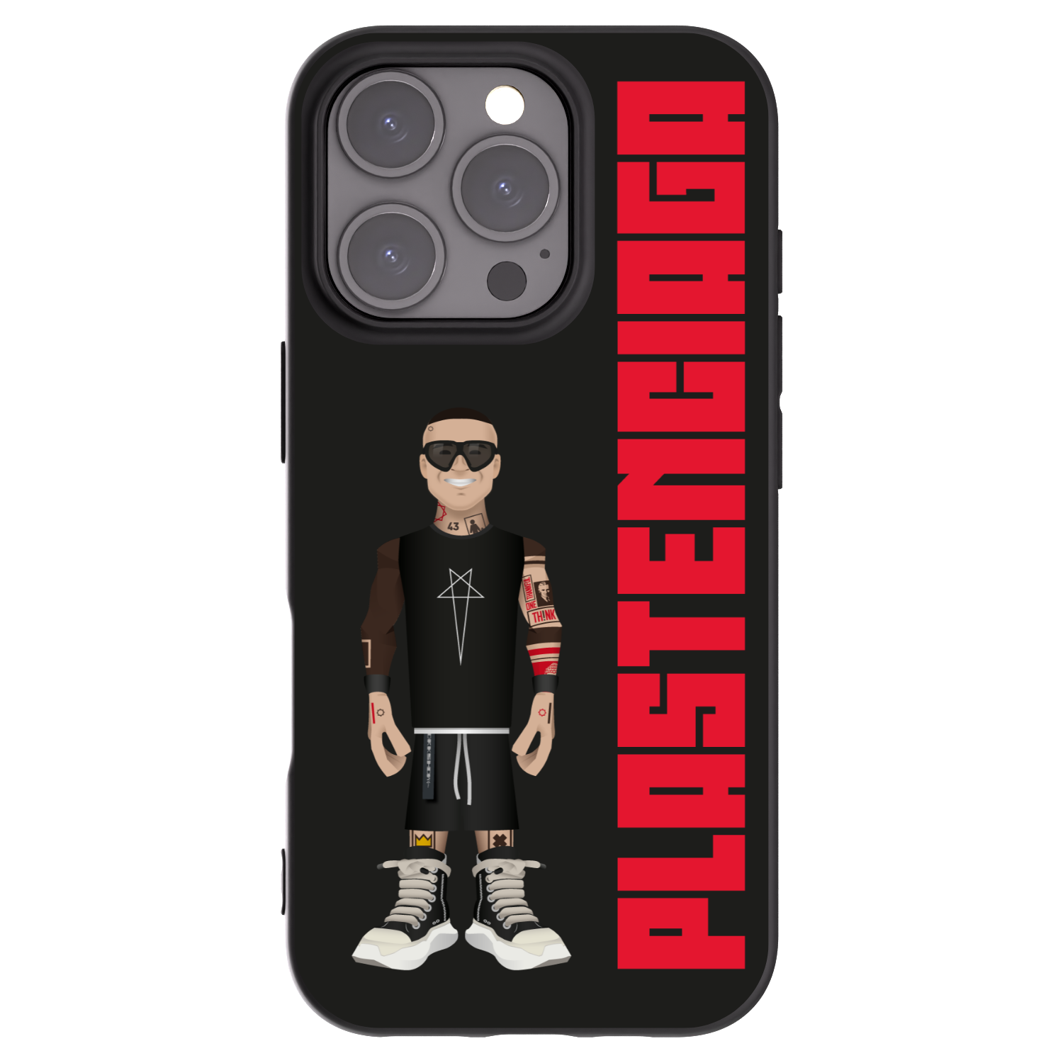 Picasee Μαύρη θήκη σιλικόνης για Apple iPhone 16 Pro - Tomáš Rajchl