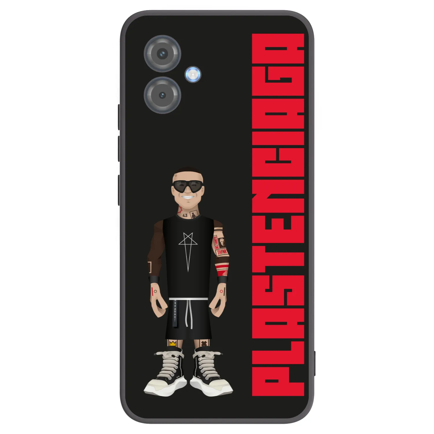 Picasee Μαύρη θήκη σιλικόνης για Motorola Moto G14 - Tomáš Rajchl