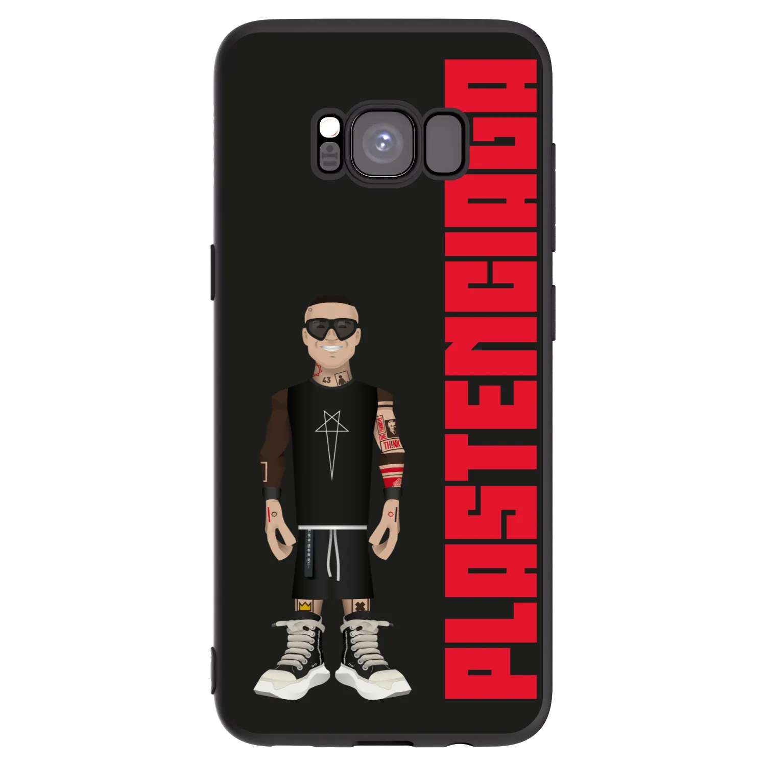 Picasee Μαύρη θήκη σιλικόνης για Samsung Galaxy S8 G950F - Tomáš Rajchl