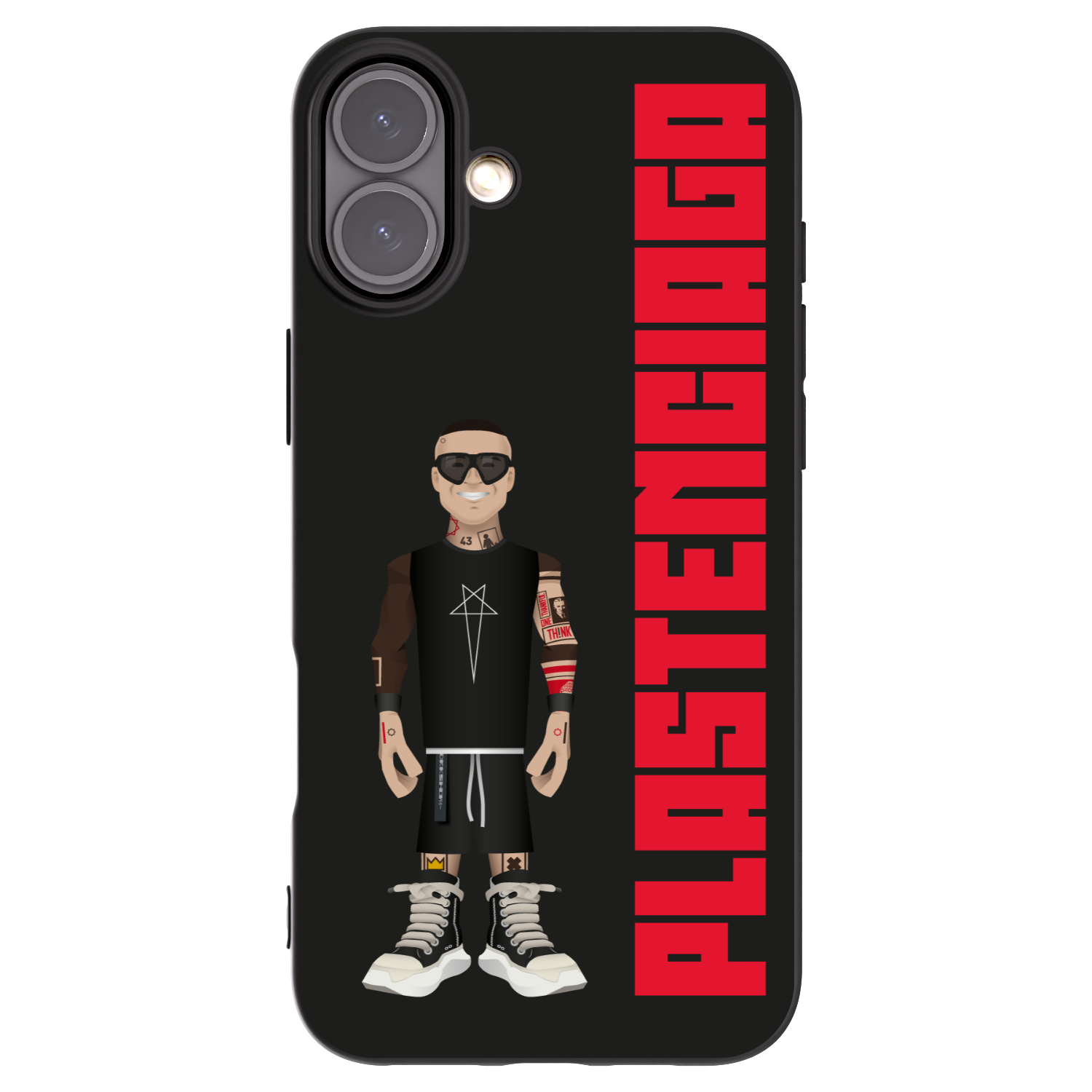 Picasee Μαύρη θήκη σιλικόνης για Apple iPhone 16 Plus - Tomáš Rajchl