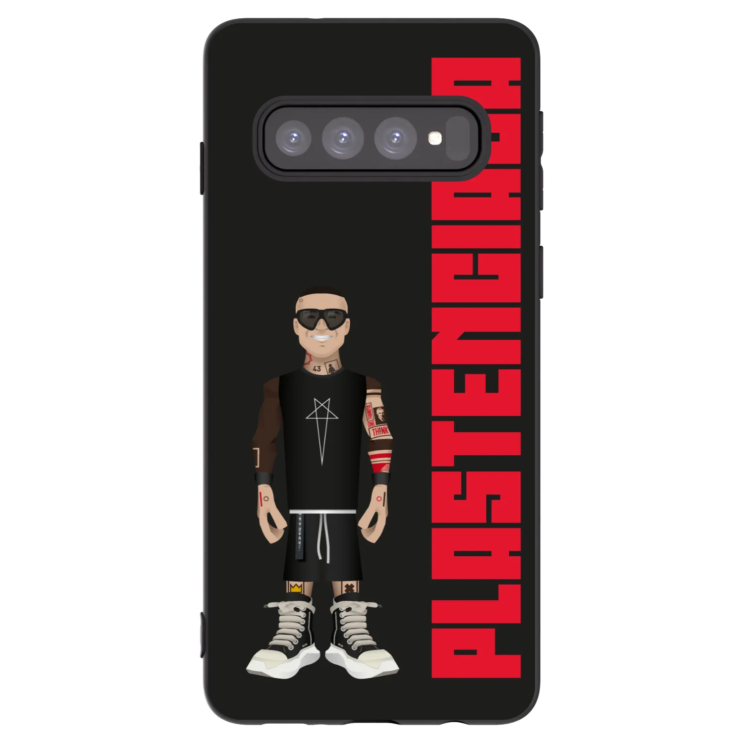 Picasee Μαύρη θήκη σιλικόνης για Samsung Galaxy S10 G973 - Tomáš Rajchl