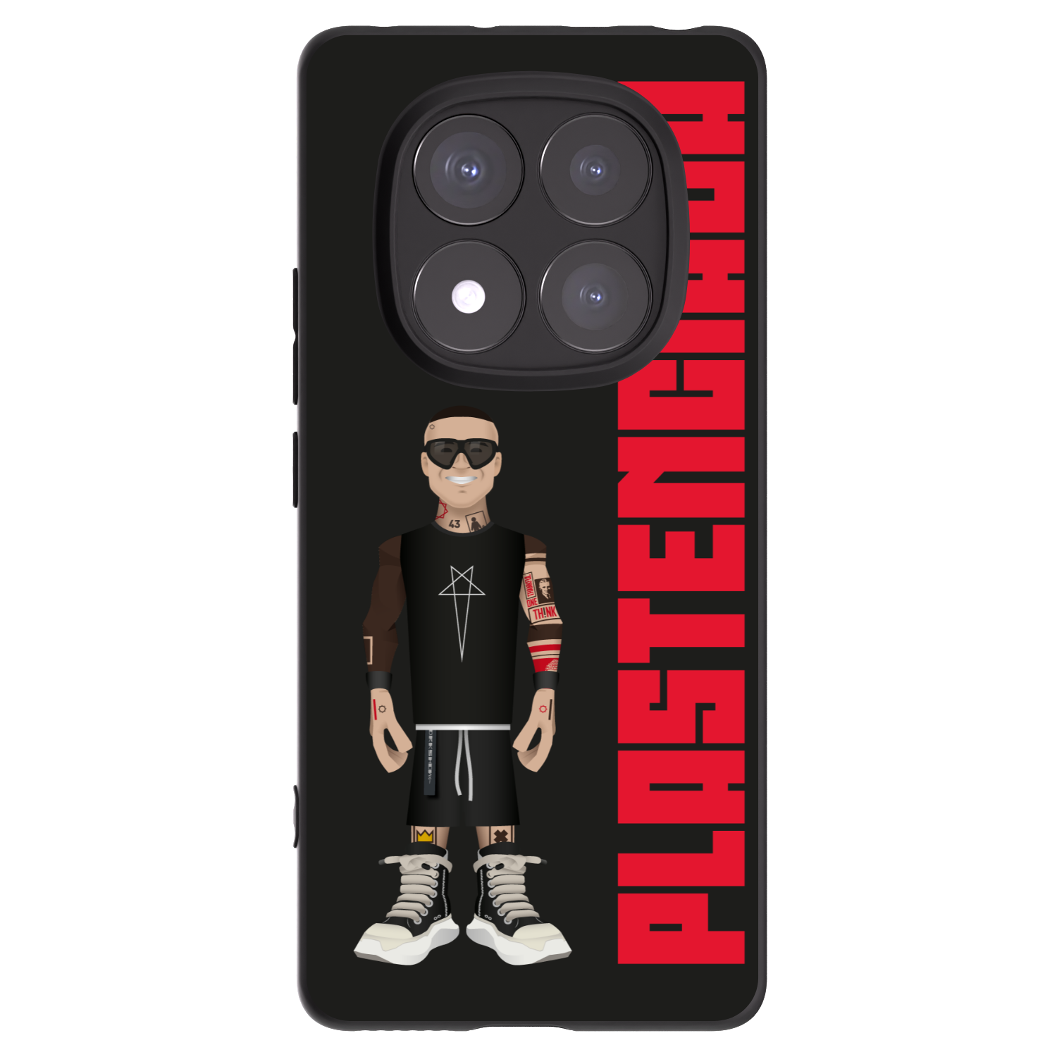 Picasee Μαύρη θήκη σιλικόνης για Xiaomi Redmi Note 14 Pro+ 5G - Tomáš Rajchl