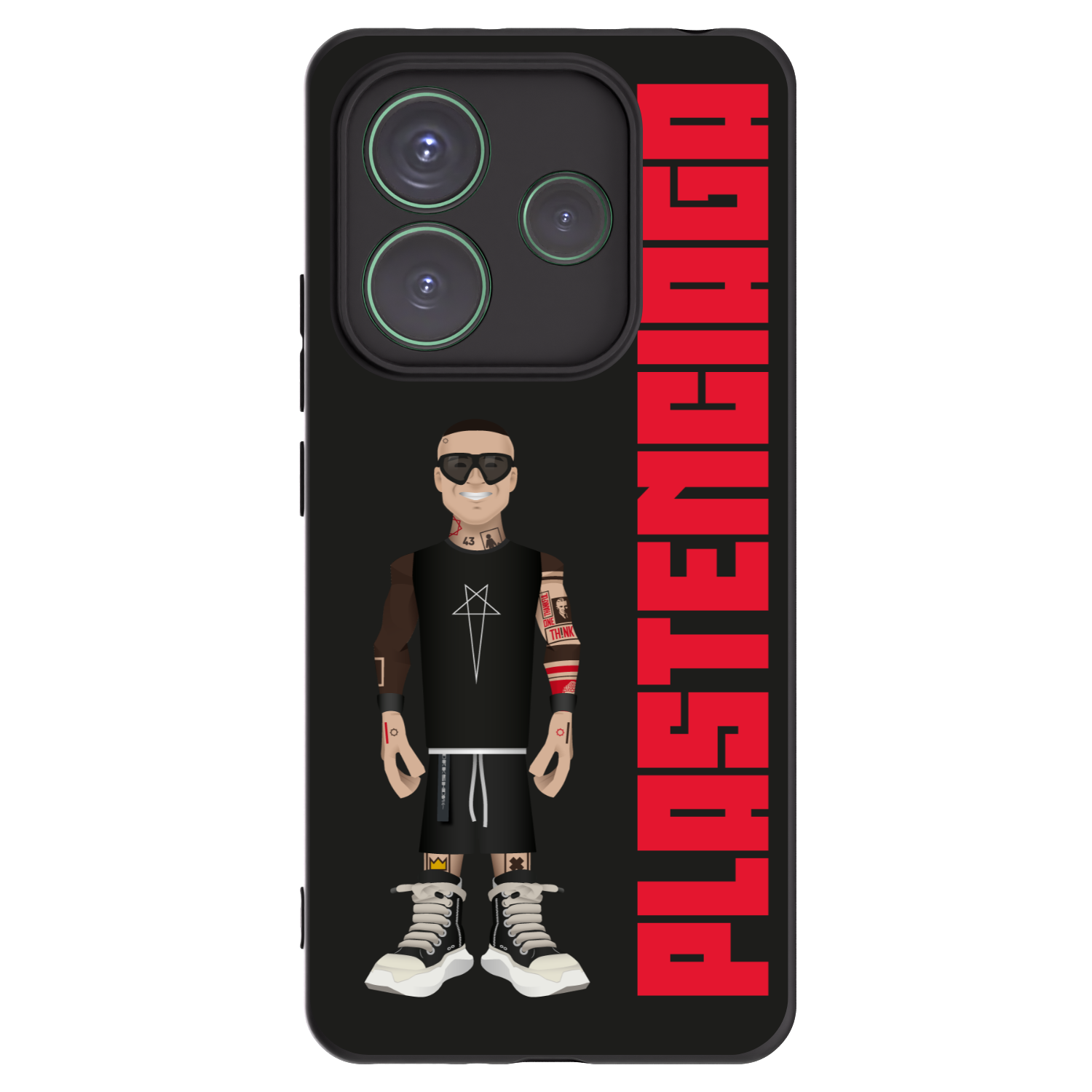 Picasee Μαύρη θήκη σιλικόνης για Xiaomi Redmi Note 14 5G - Tomáš Rajchl