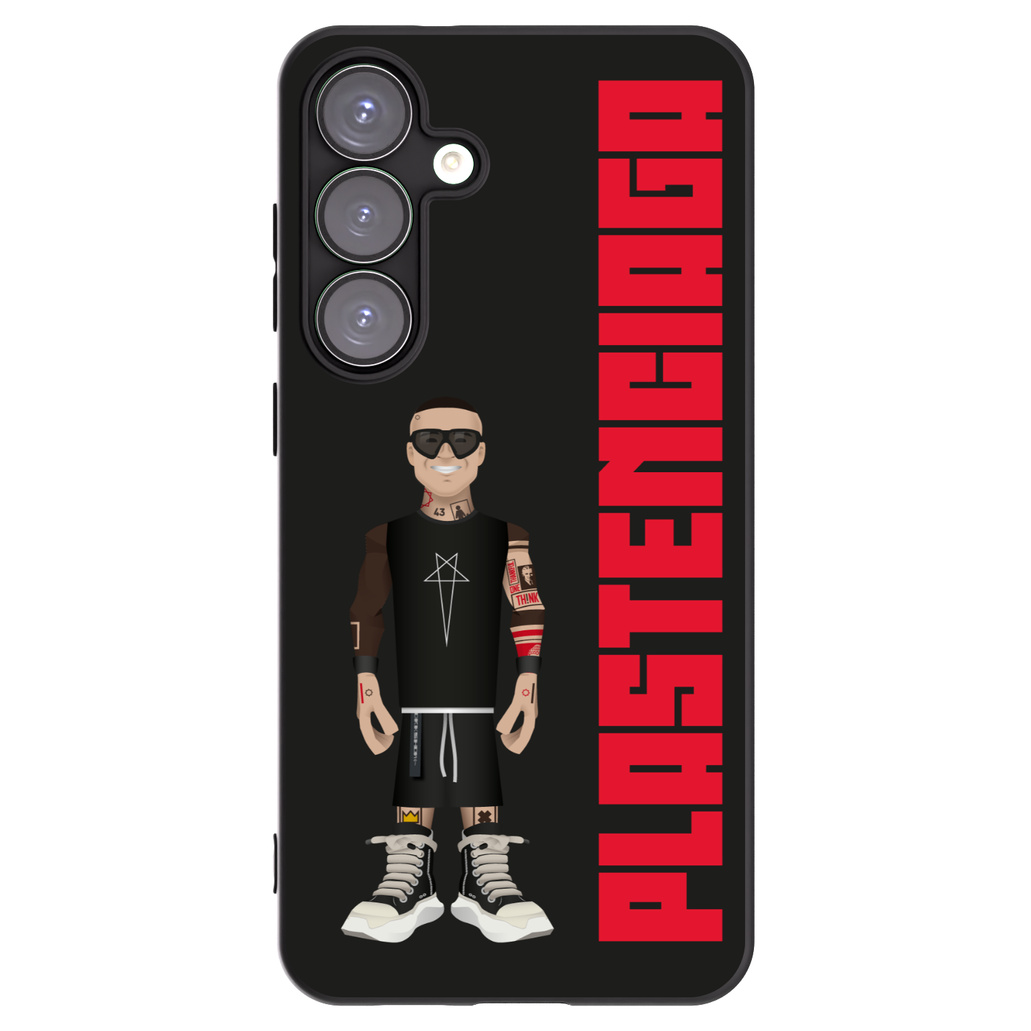 Picasee Μαύρη θήκη σιλικόνης για Samsung Galaxy S25+ 5G - Tomáš Rajchl