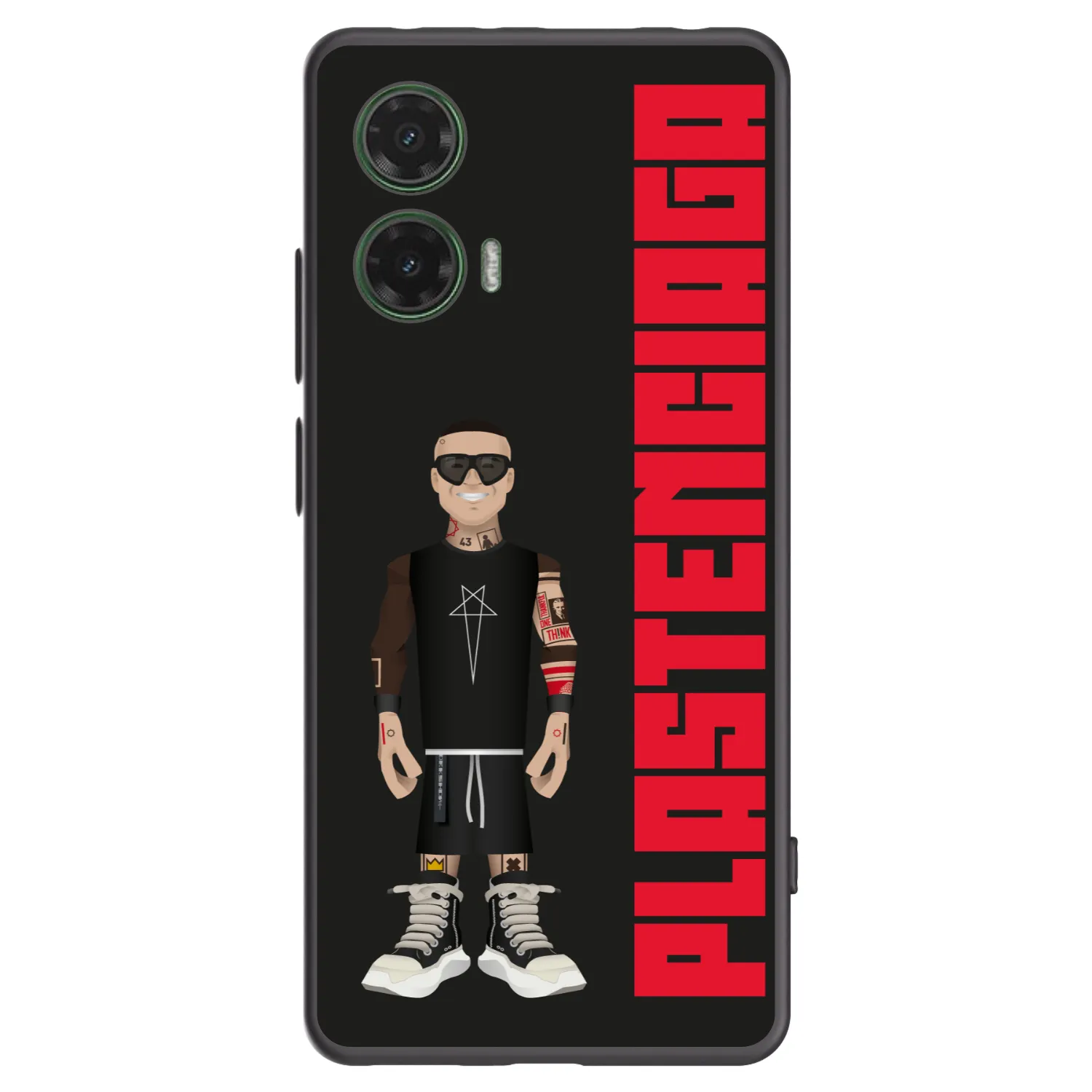 Picasee Μαύρη θήκη σιλικόνης για Motorola Moto G35 5G - Tomáš Rajchl