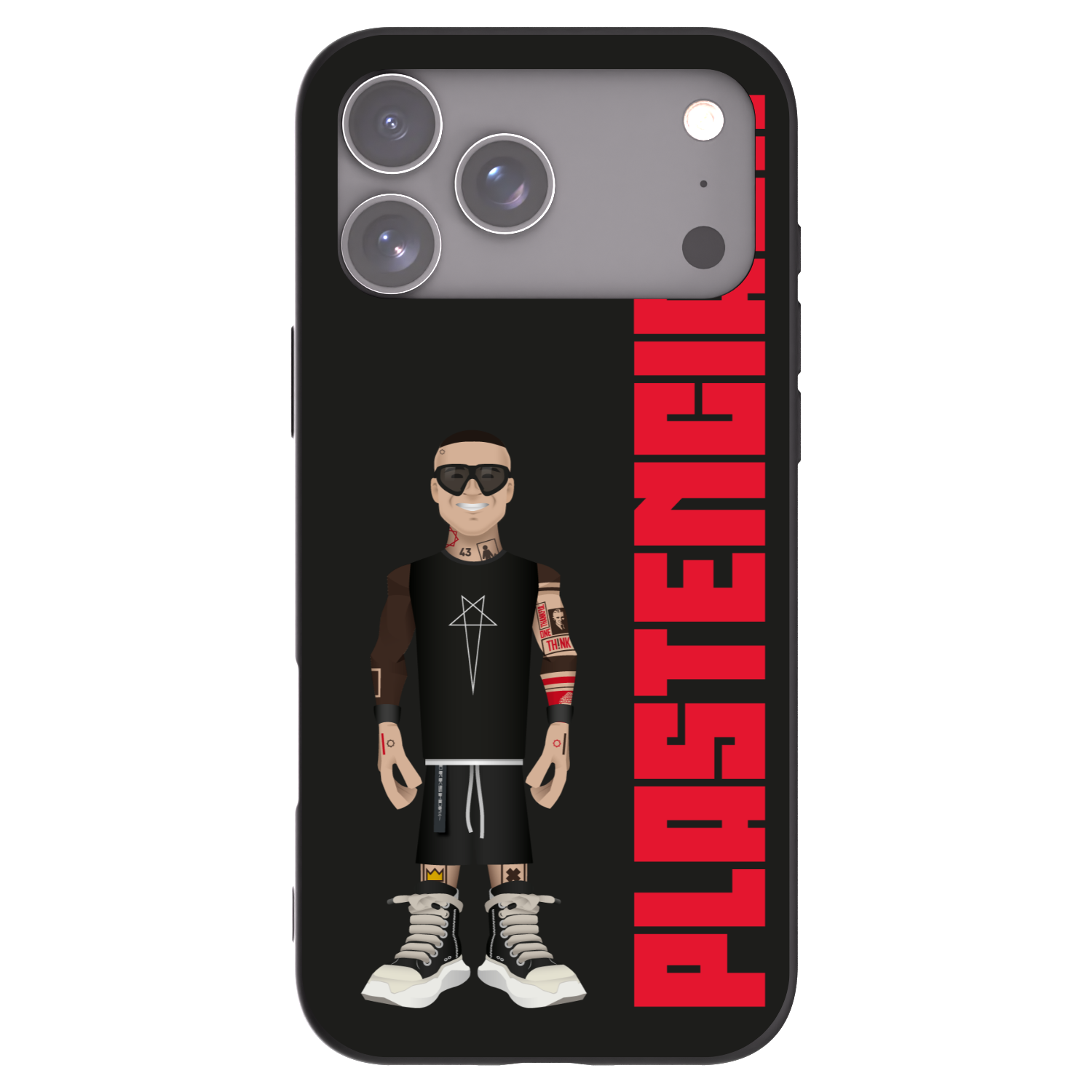 Picasee Μαύρη θήκη σιλικόνης για Apple iPhone 17 Pro Max - Tomáš Rajchl
