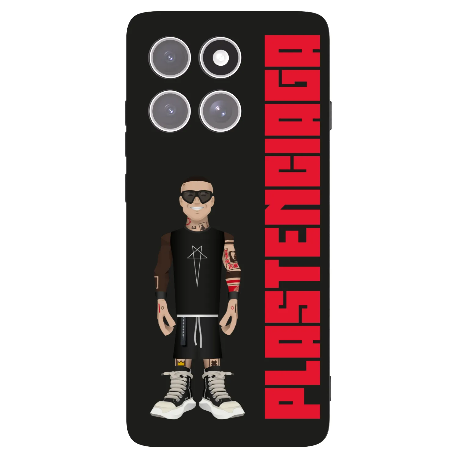 Picasee Μαύρη θήκη σιλικόνης για Motorola Edge 60 Pro - Tomáš Rajchl