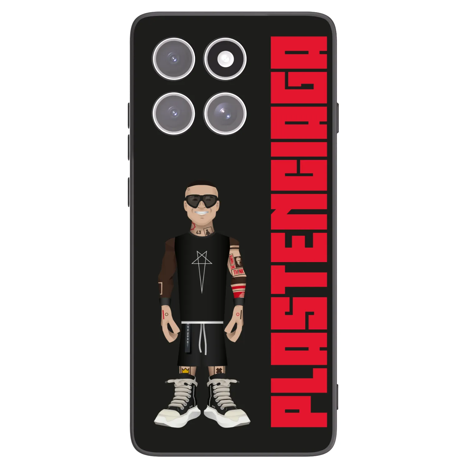 Picasee Μαύρη θήκη σιλικόνης για Motorola Edge 60 Fusion - Tomáš Rajchl