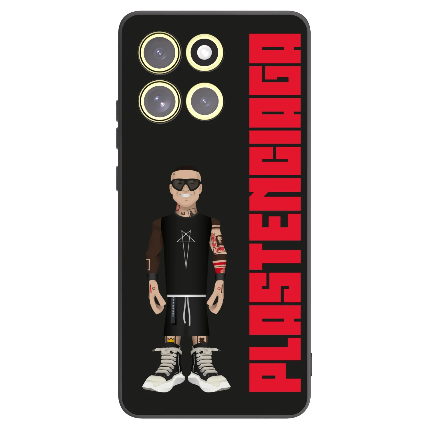 Picasee Μαύρη θήκη σιλικόνης για Motorola Moto G86 Power 5G - Tomáš Rajchl